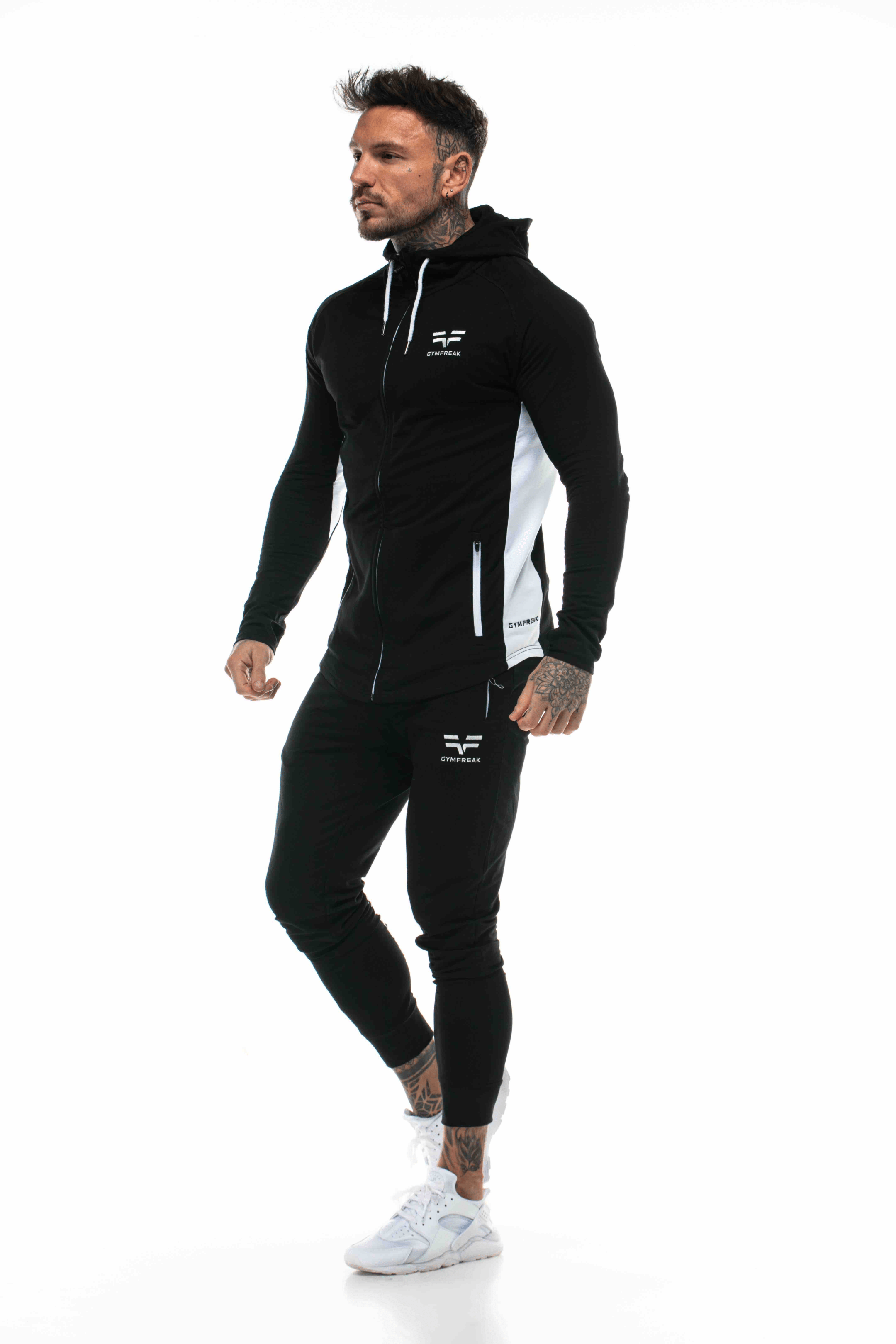 GymFreak Mens Active Hoodie - Black