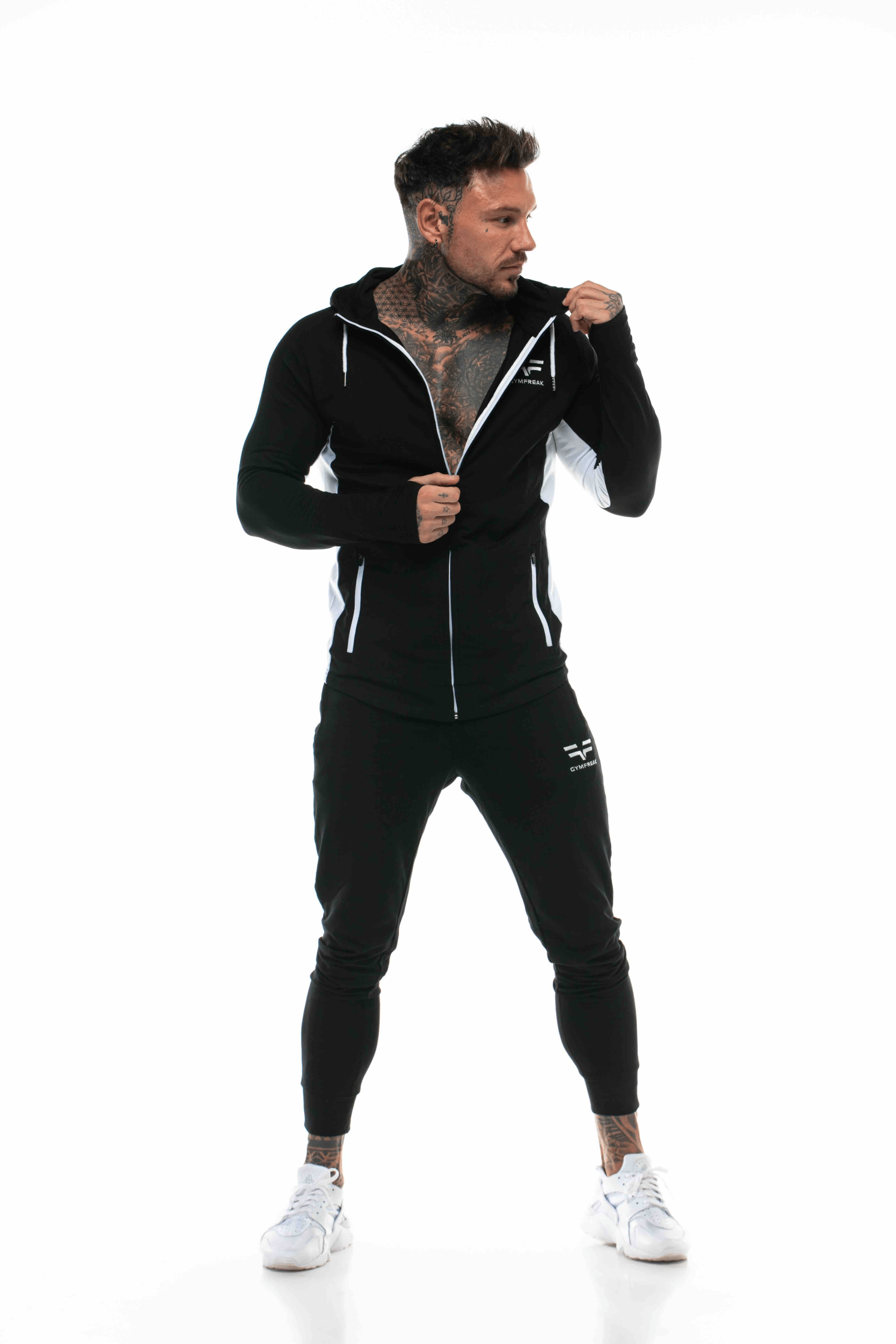 GymFreak Mens Active Hoodie - Black
