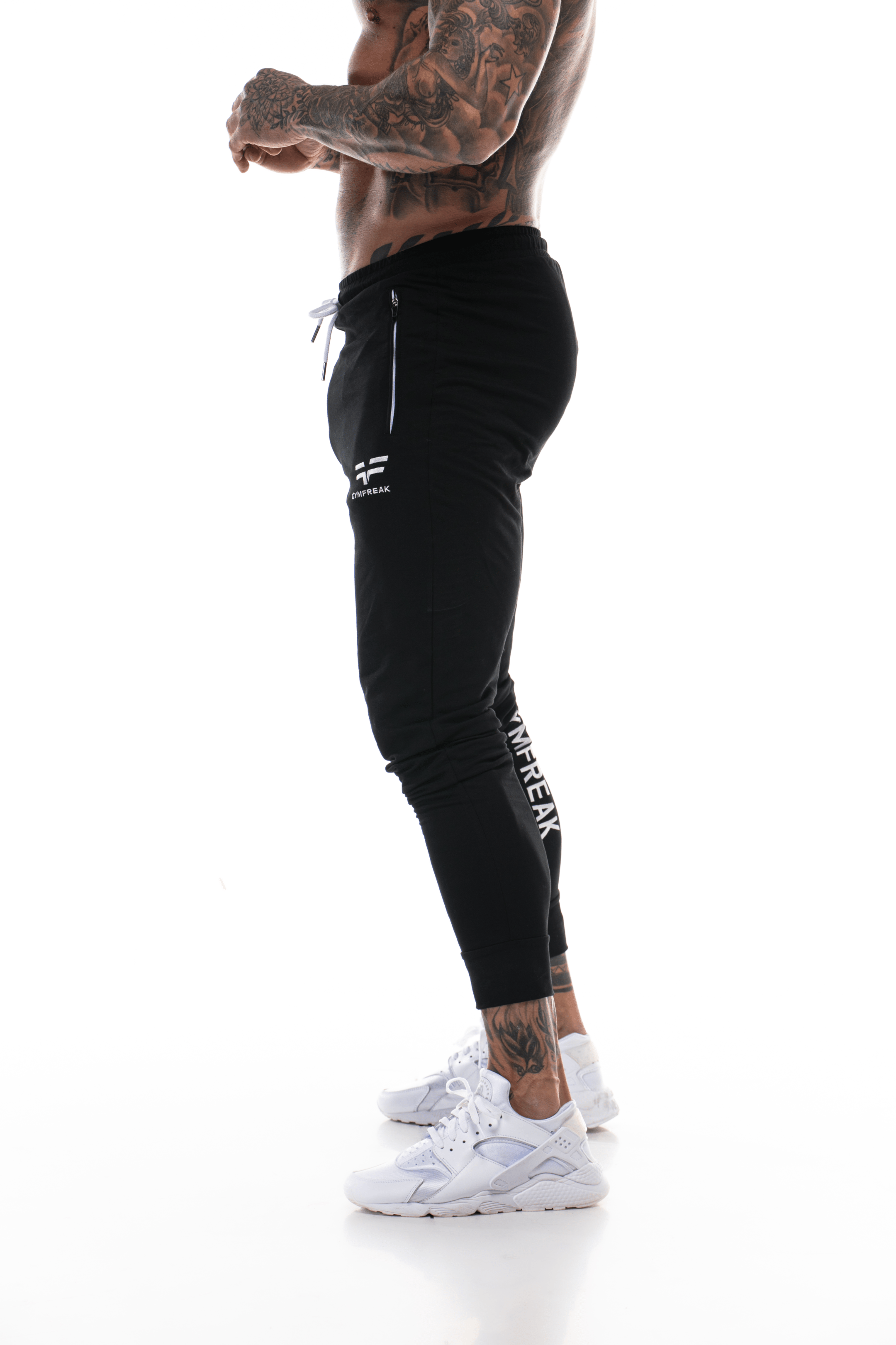 GymFreak Mens Active Joggers - Black