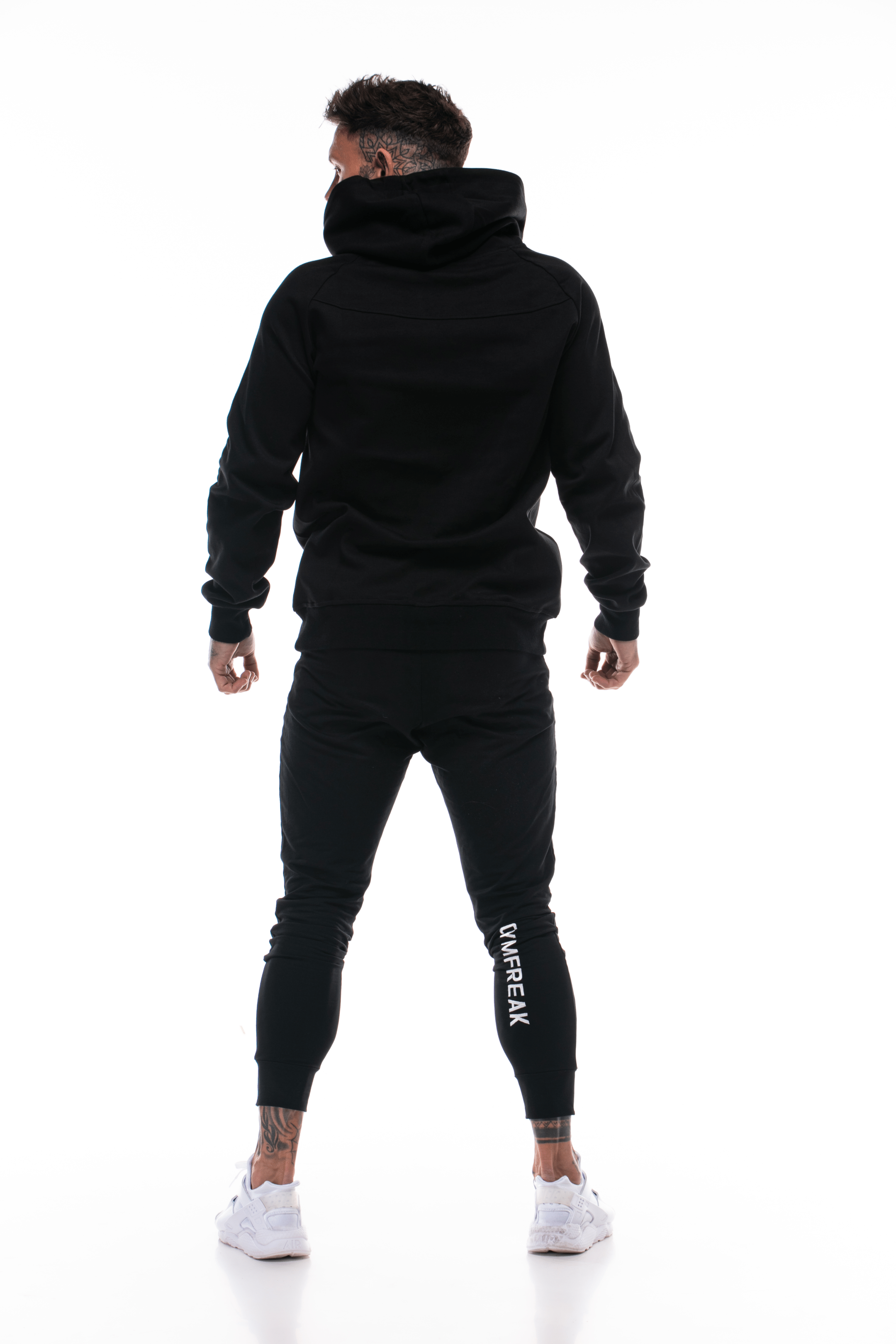 GymFreak Mens Power Hoodie - Black