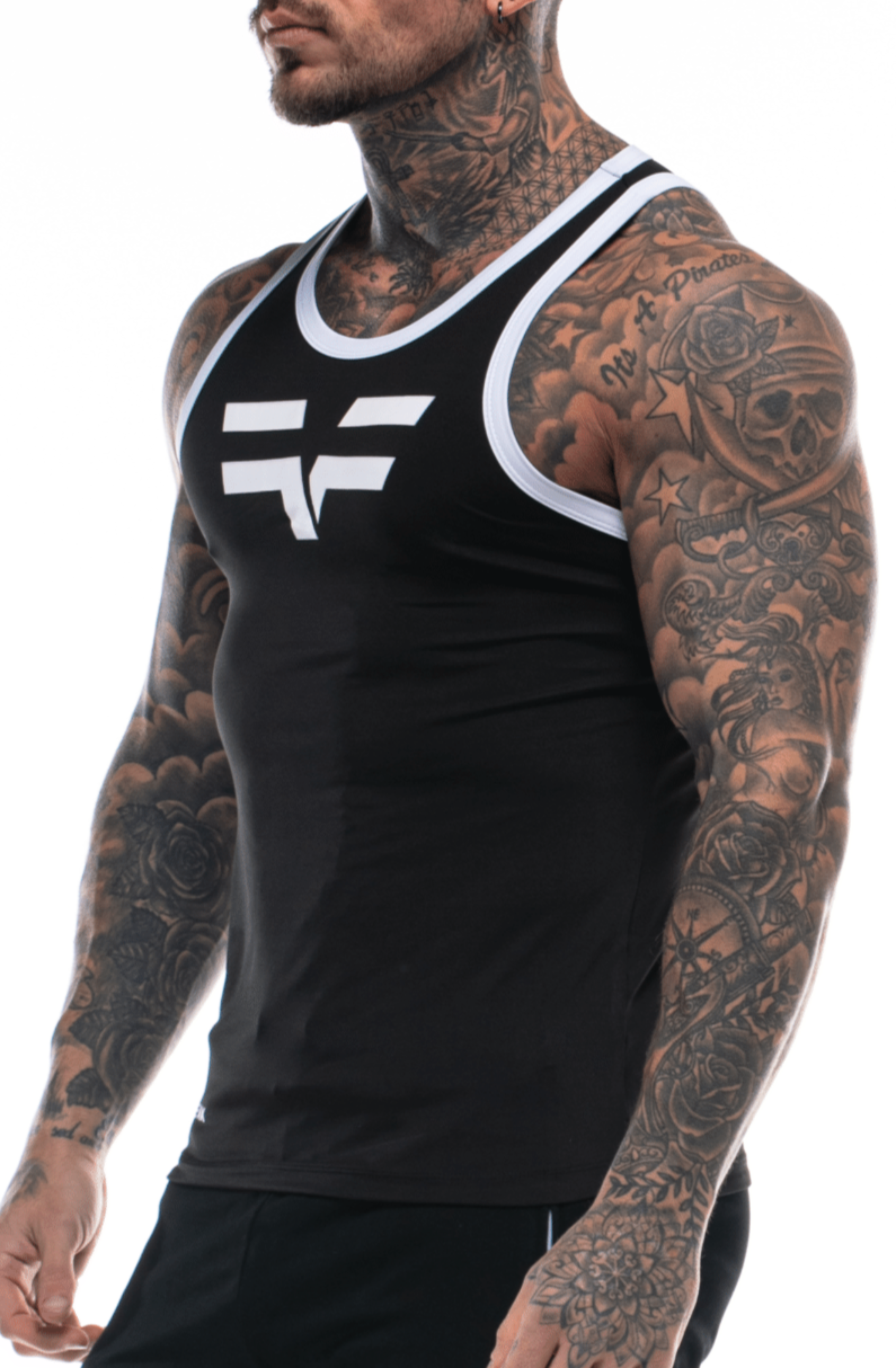 GymFreak Mens Pro Vest - Black