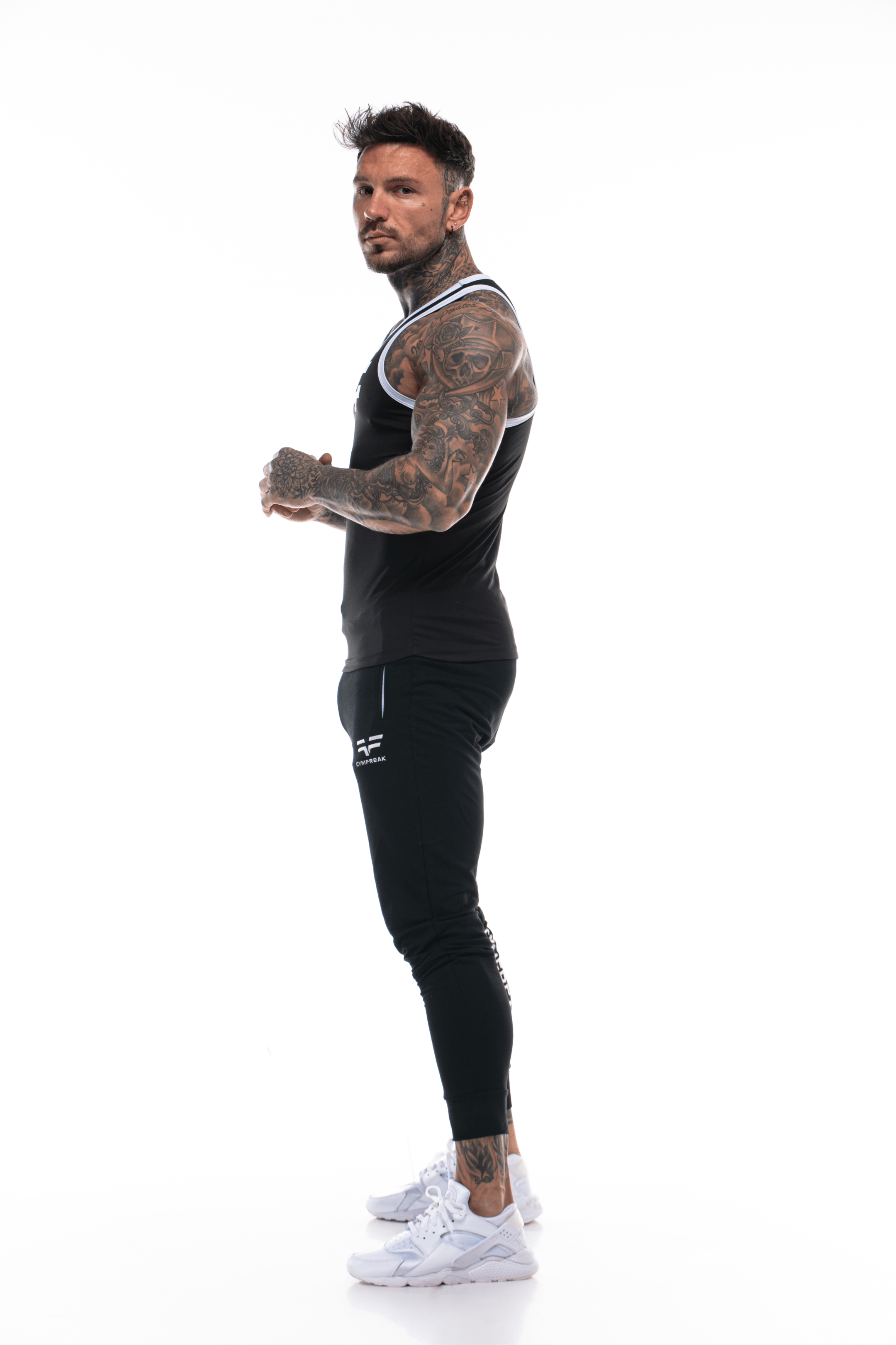 GymFreak Mens Pro Vest - Black