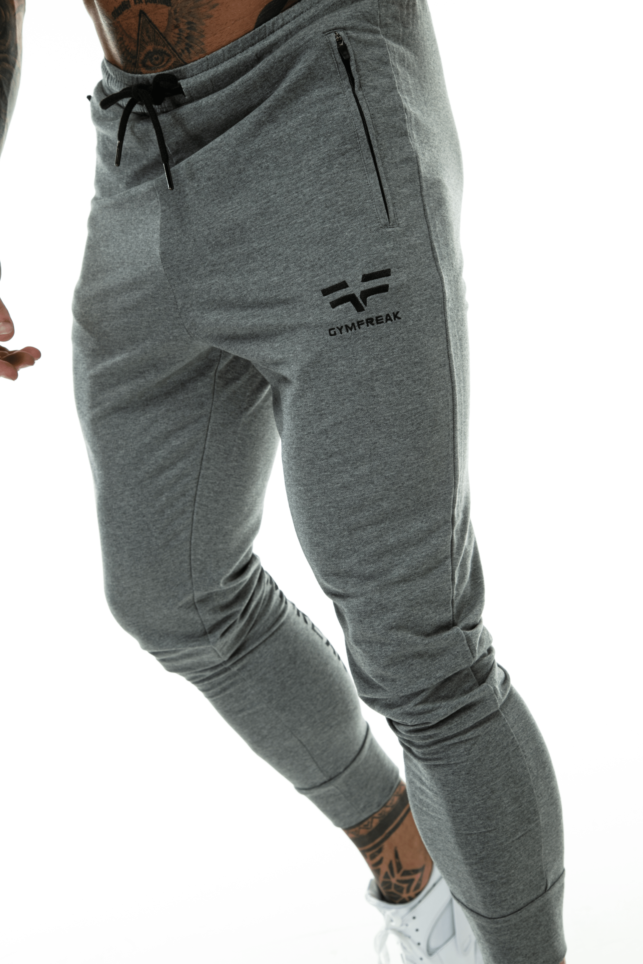 GymFreak Mens Active Joggers - Grey