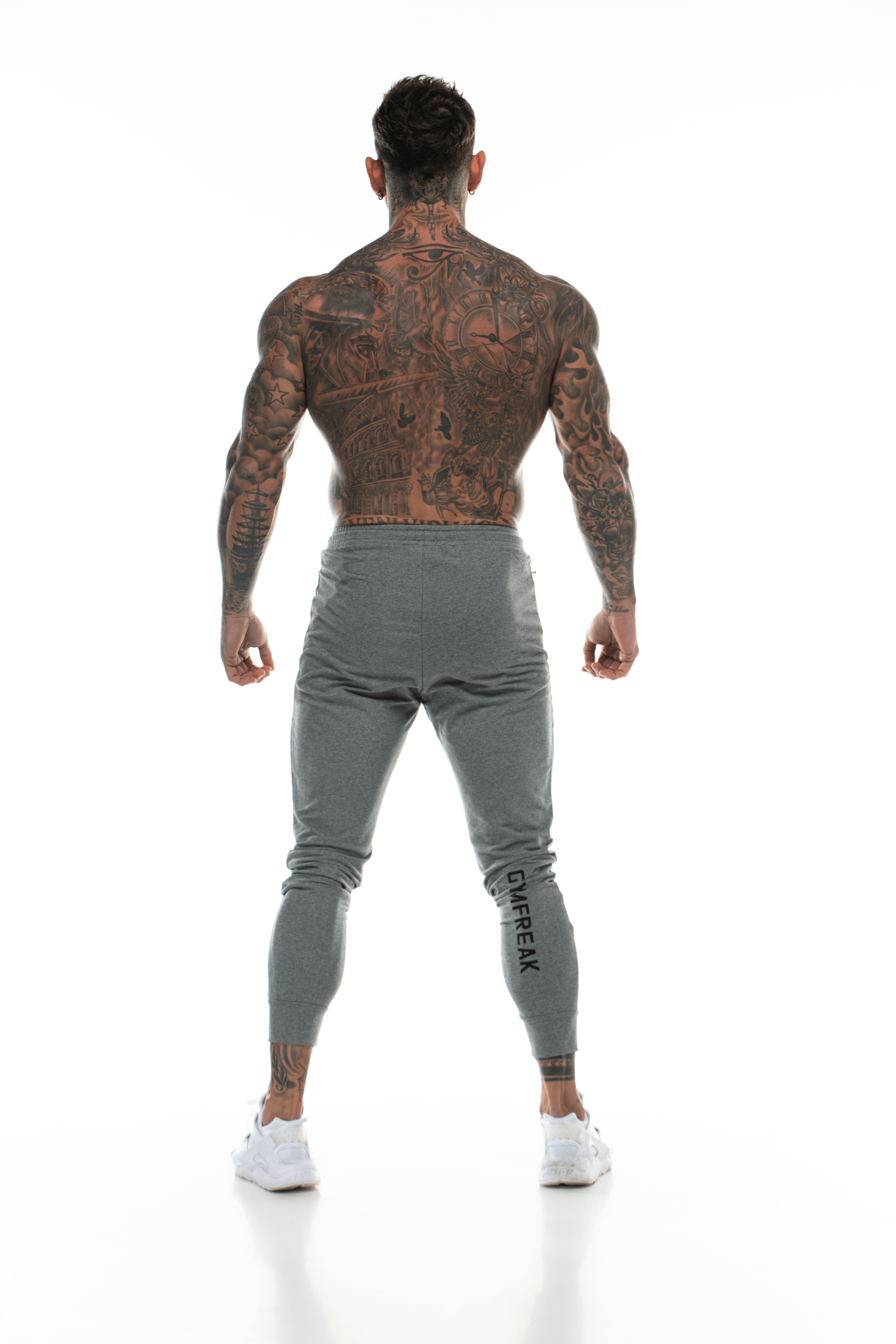 GymFreak Mens Active Joggers - Grey