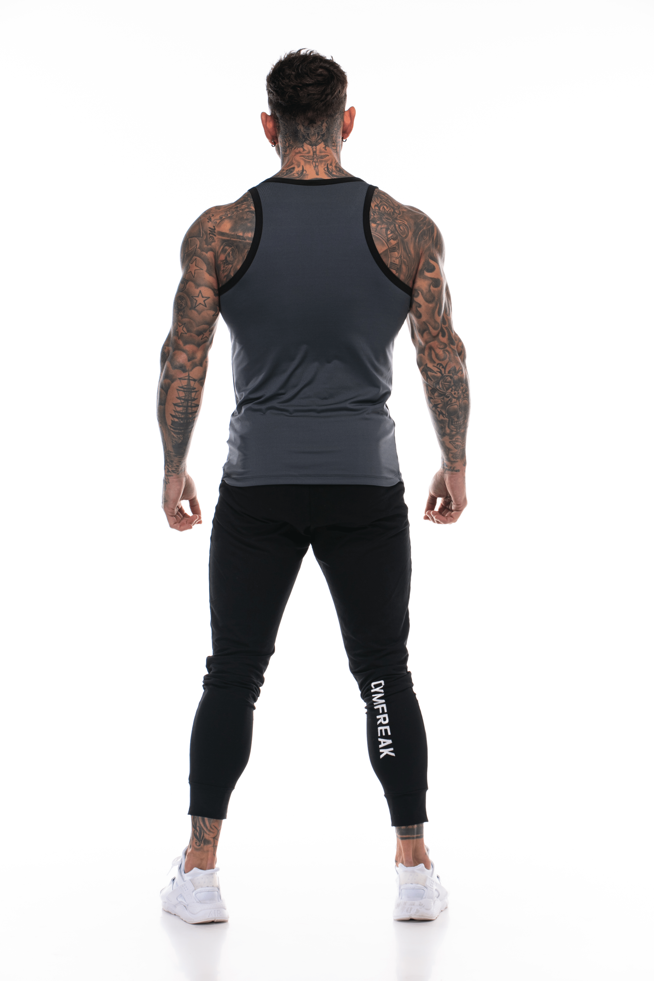 GymFreak Mens Pro Vest - Grey