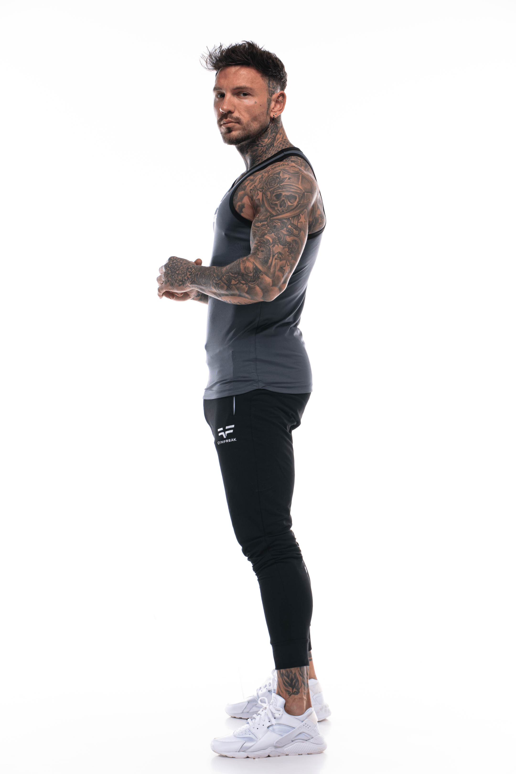 GymFreak Mens Pro Vest - Grey
