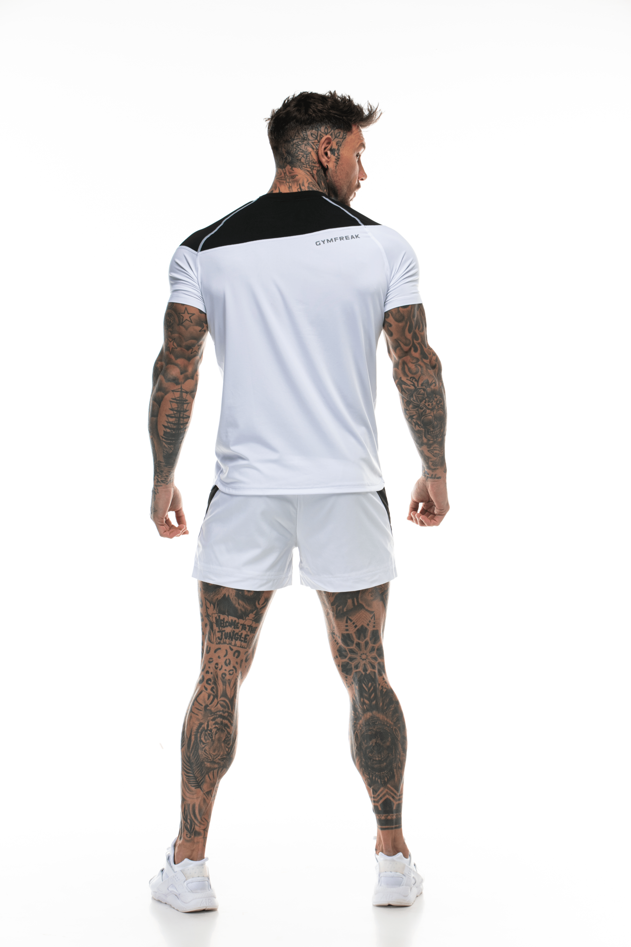 GymFreak Mens Pro T-Shirt - White