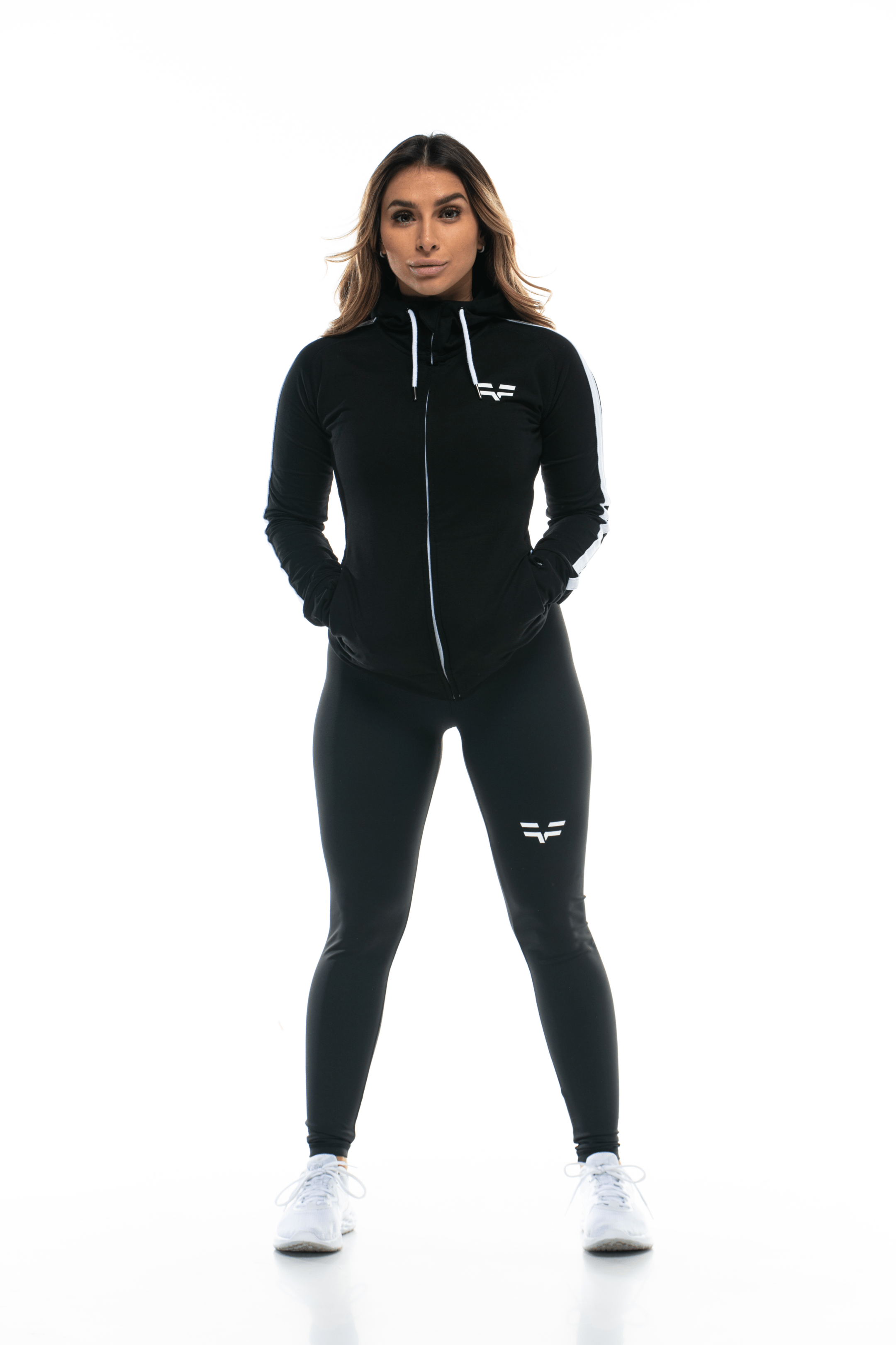 GymFreak Womens Emblem Hoodie - Black