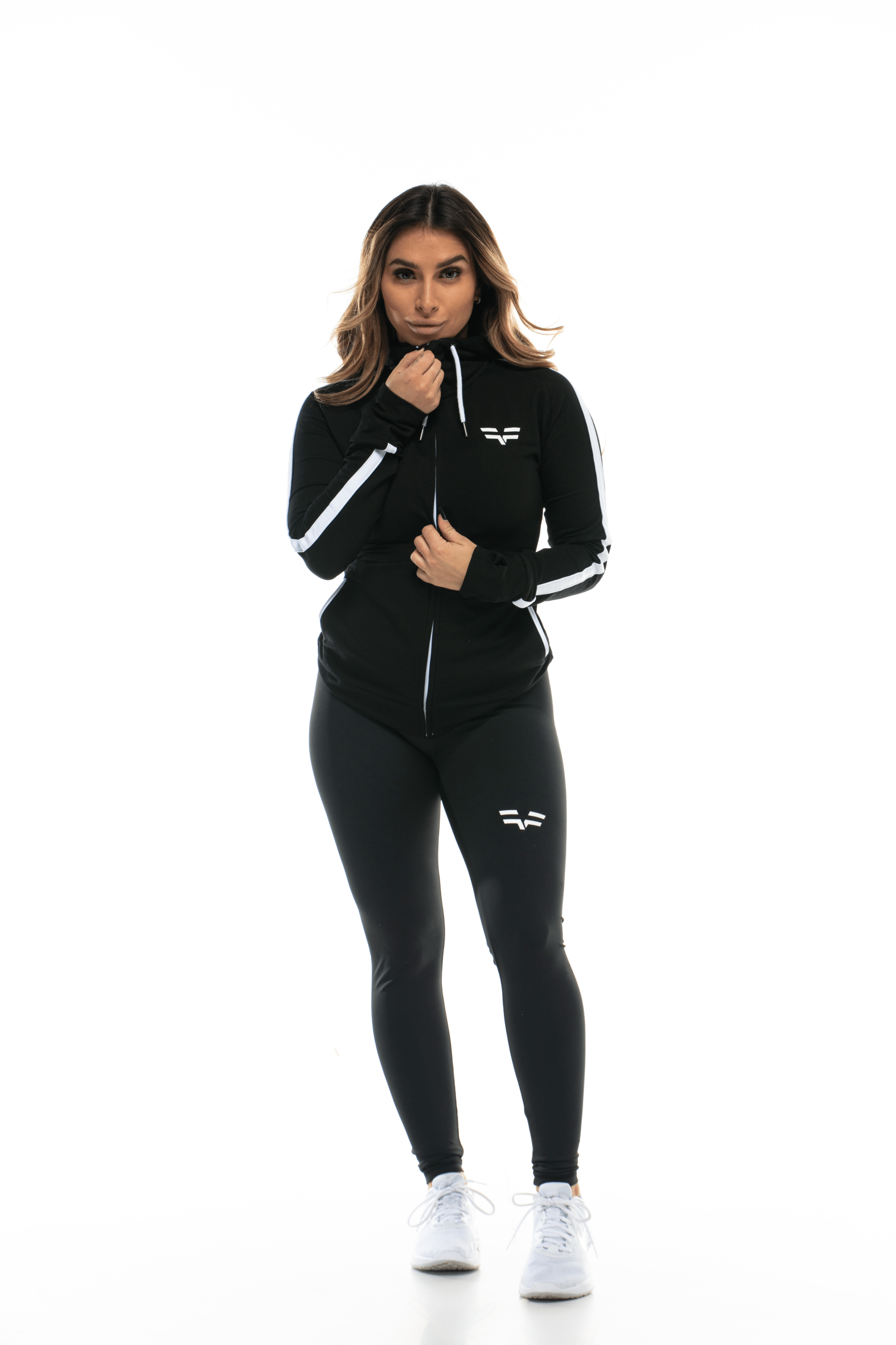 GymFreak Womens Emblem Hoodie - Black