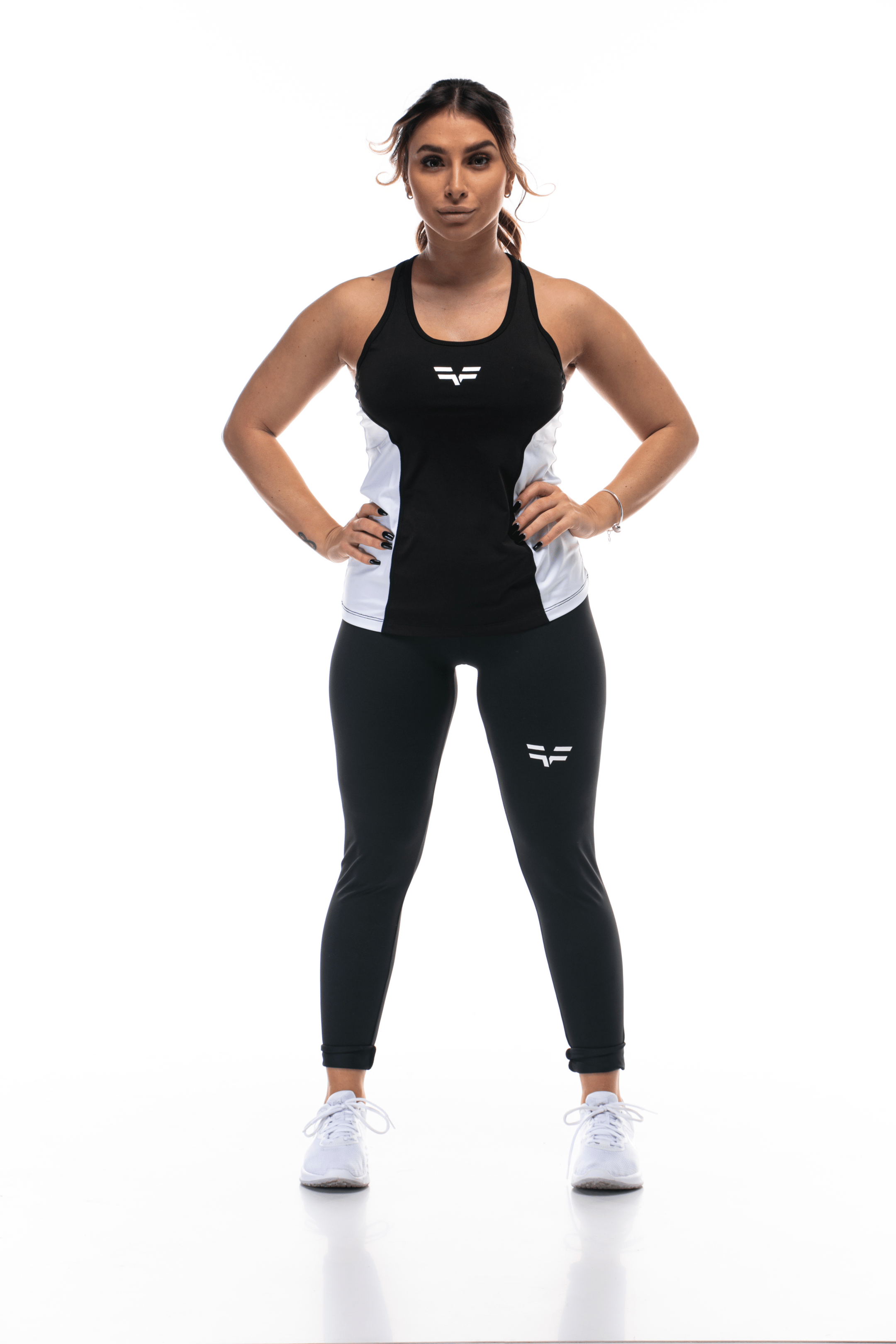 GymFreak Womens Active Vest - Black