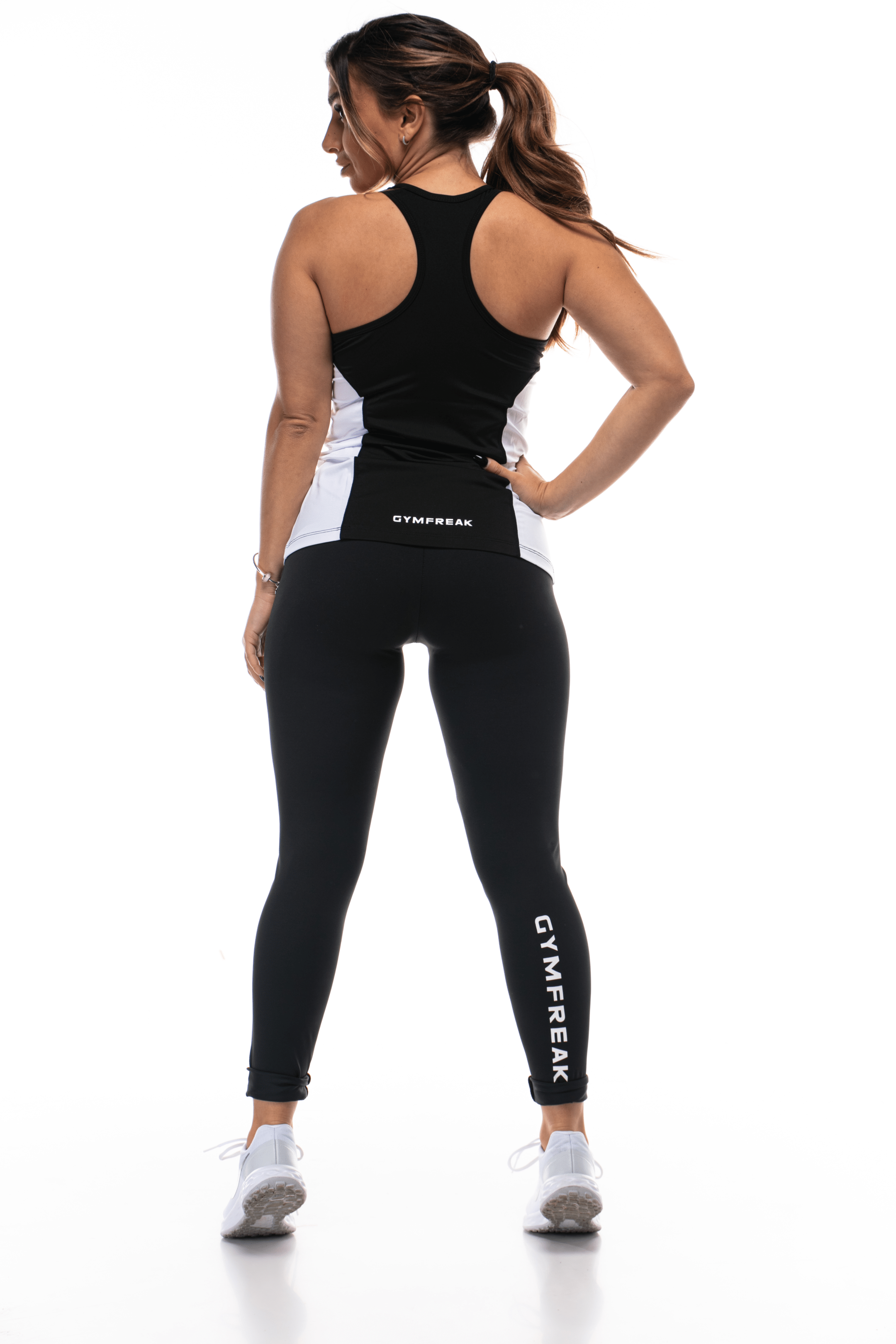 GymFreak Womens Active Vest - Black