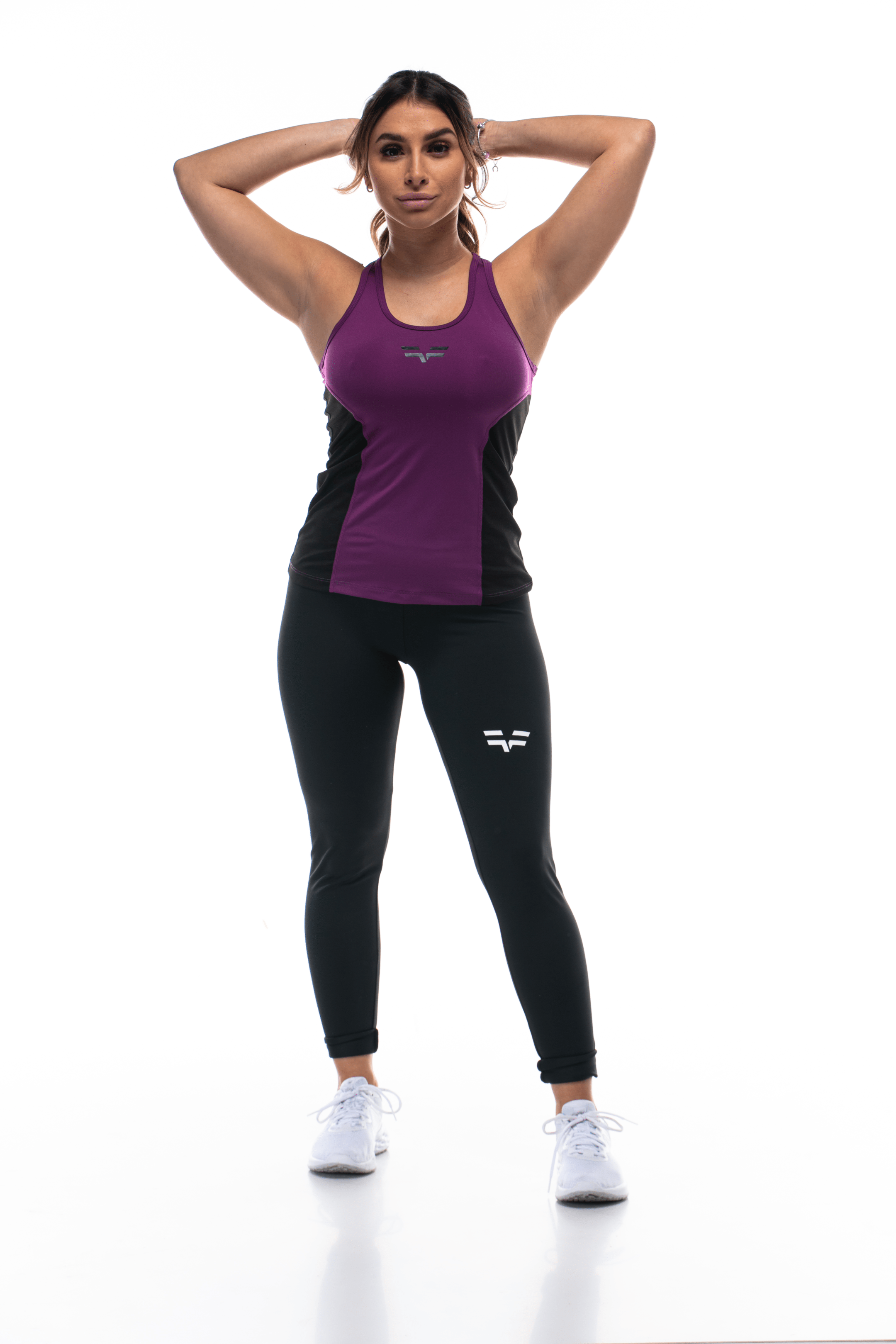 GymFreak Womens Active Vest - Purple
