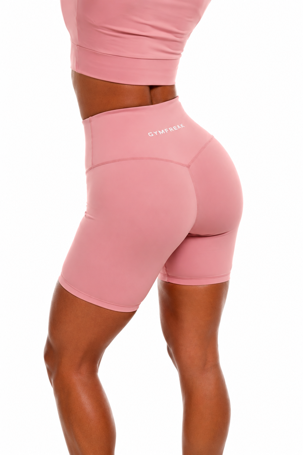 GymFreak Women's Vision Shorts - 6 inch Pink