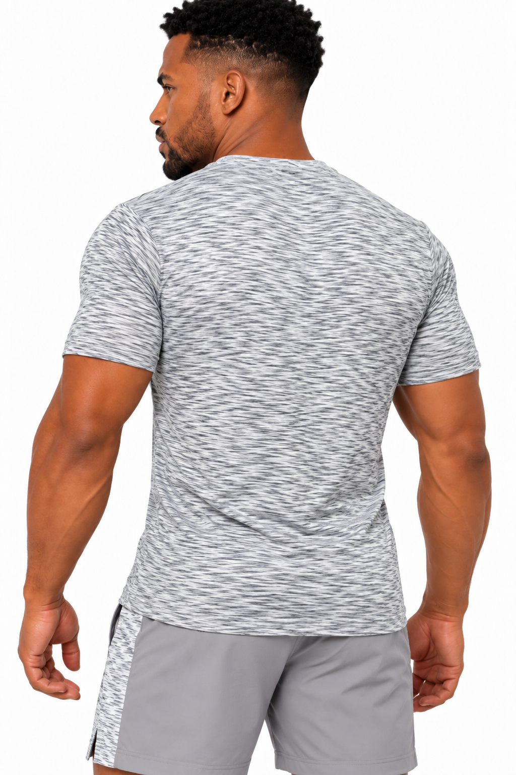 GymFreak Mens PRIME T-shirt - Silver Grey