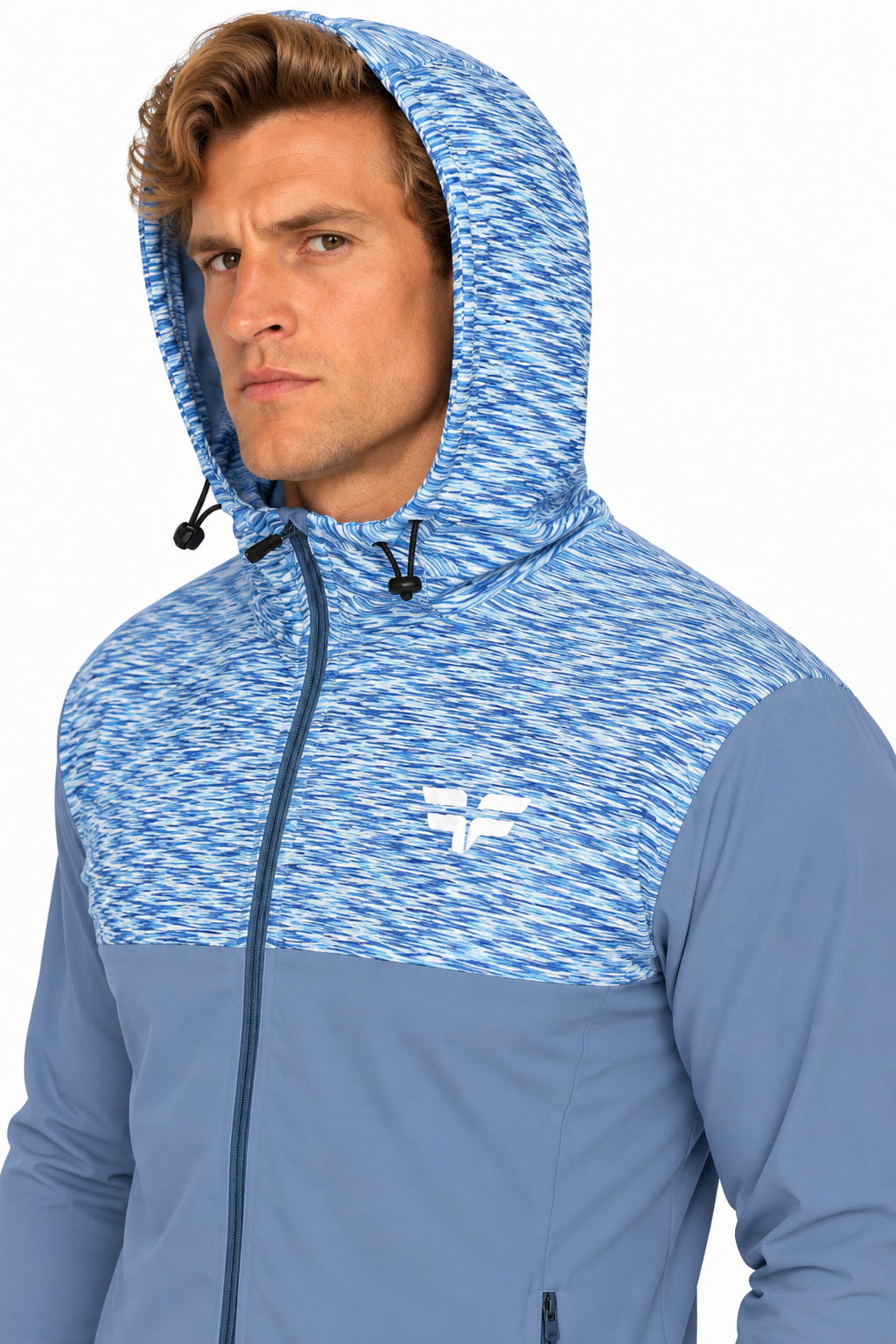 GymFreak Mens PRIME Jacket - Sky Blue