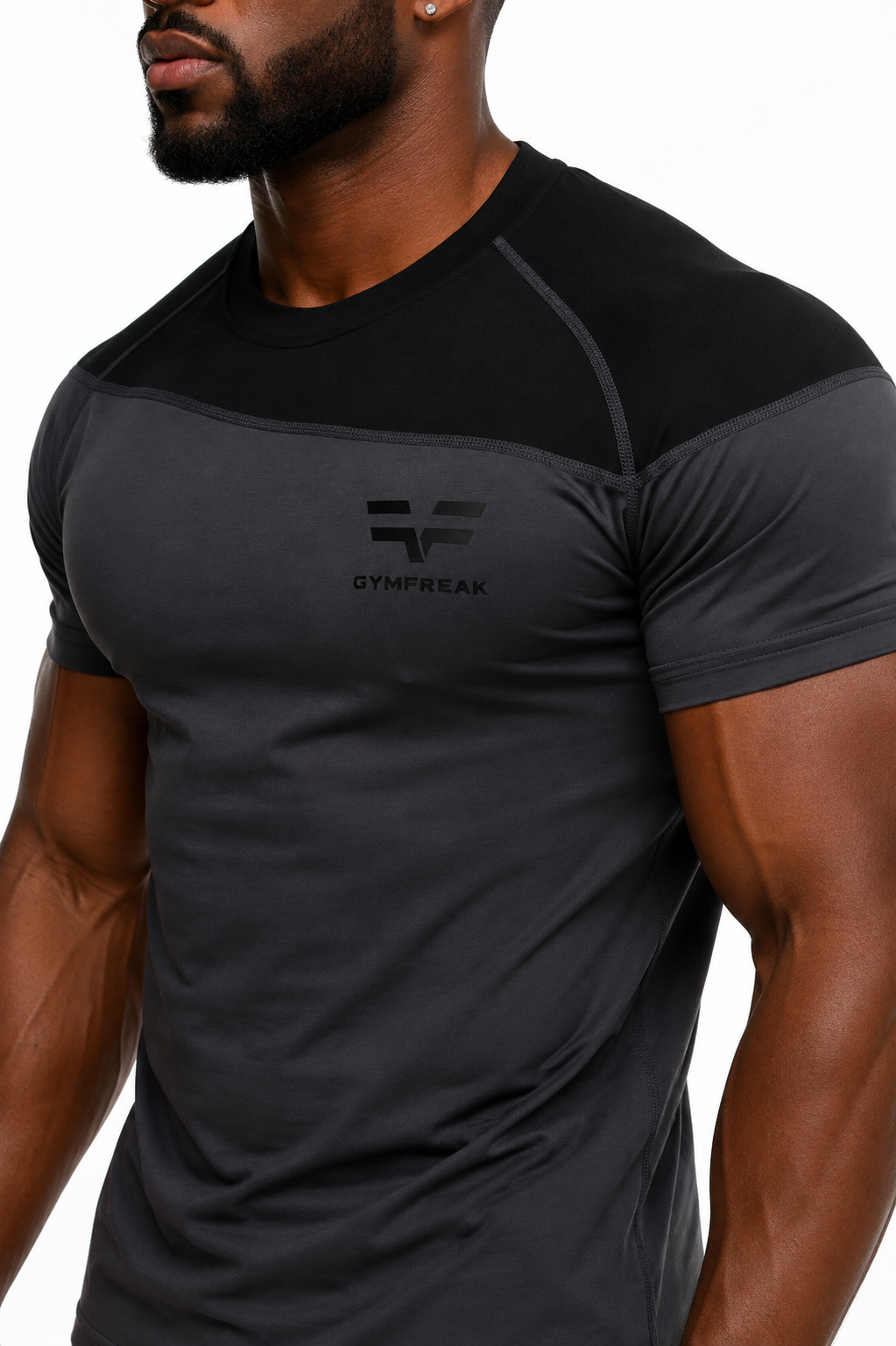 GymFreak Mens Pro T-Shirt - Grey