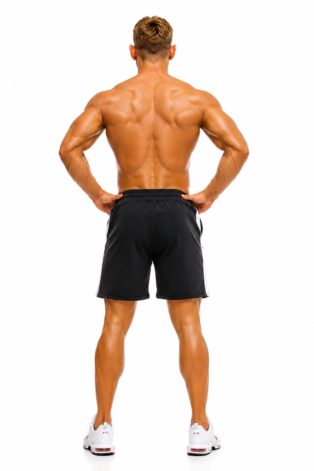 GymFreak Mens Icon Range Shorts - Charcoal - 7 inch