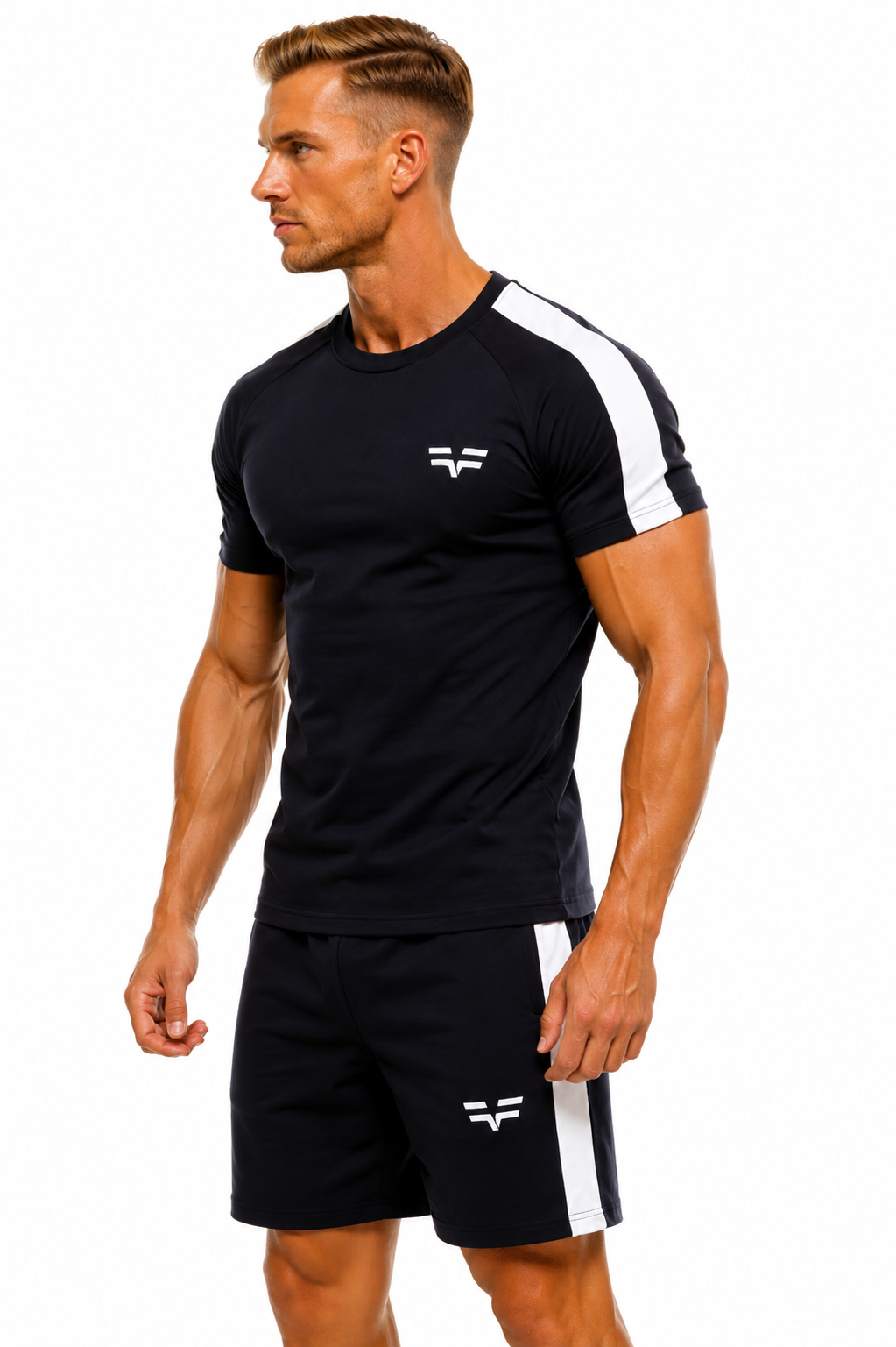 GymFreak Icon Range T-Shirt - Navy Blue