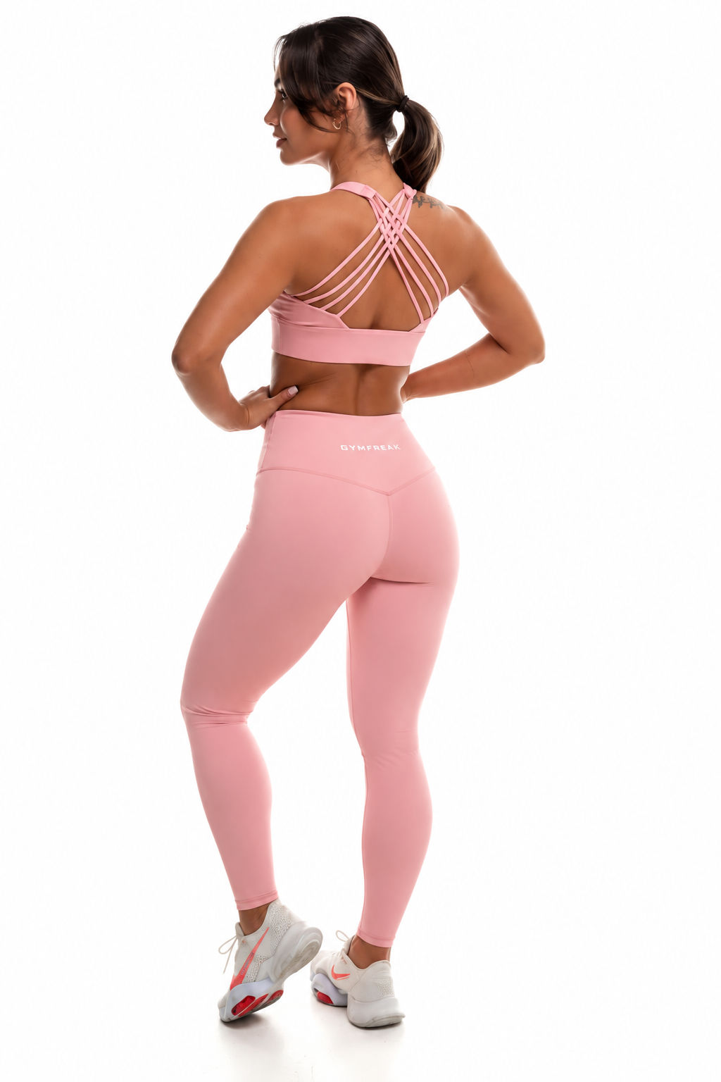 GymFreak Women's Vision Leggings - Pink