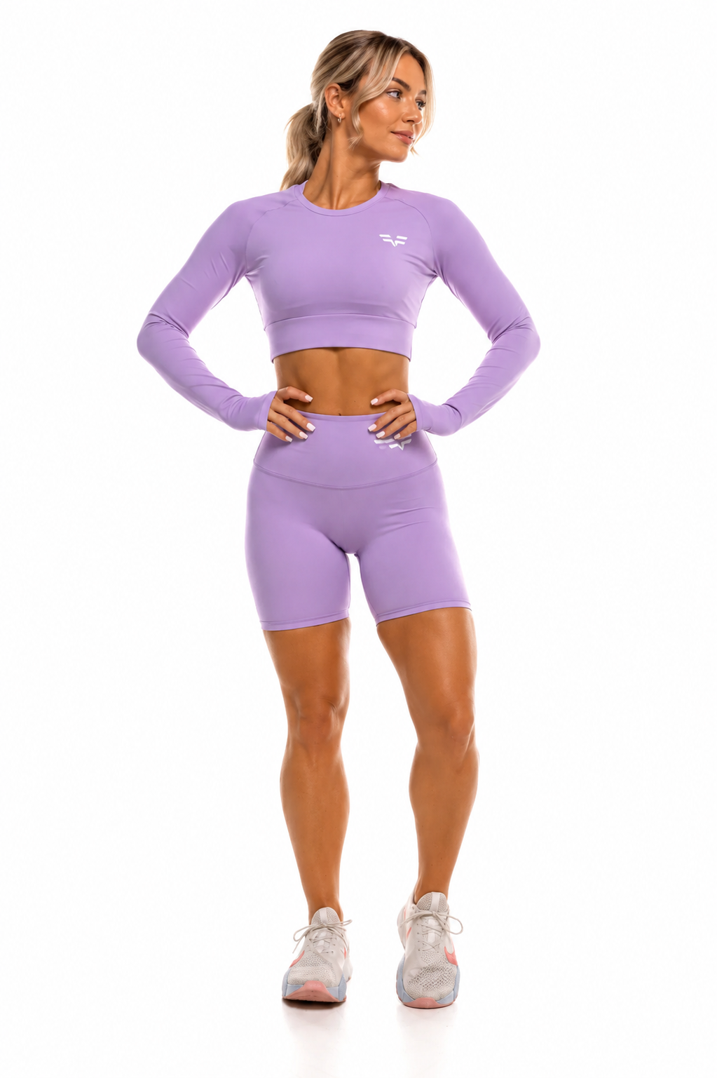 GymFreak Women's Vision Crop Top - Purple