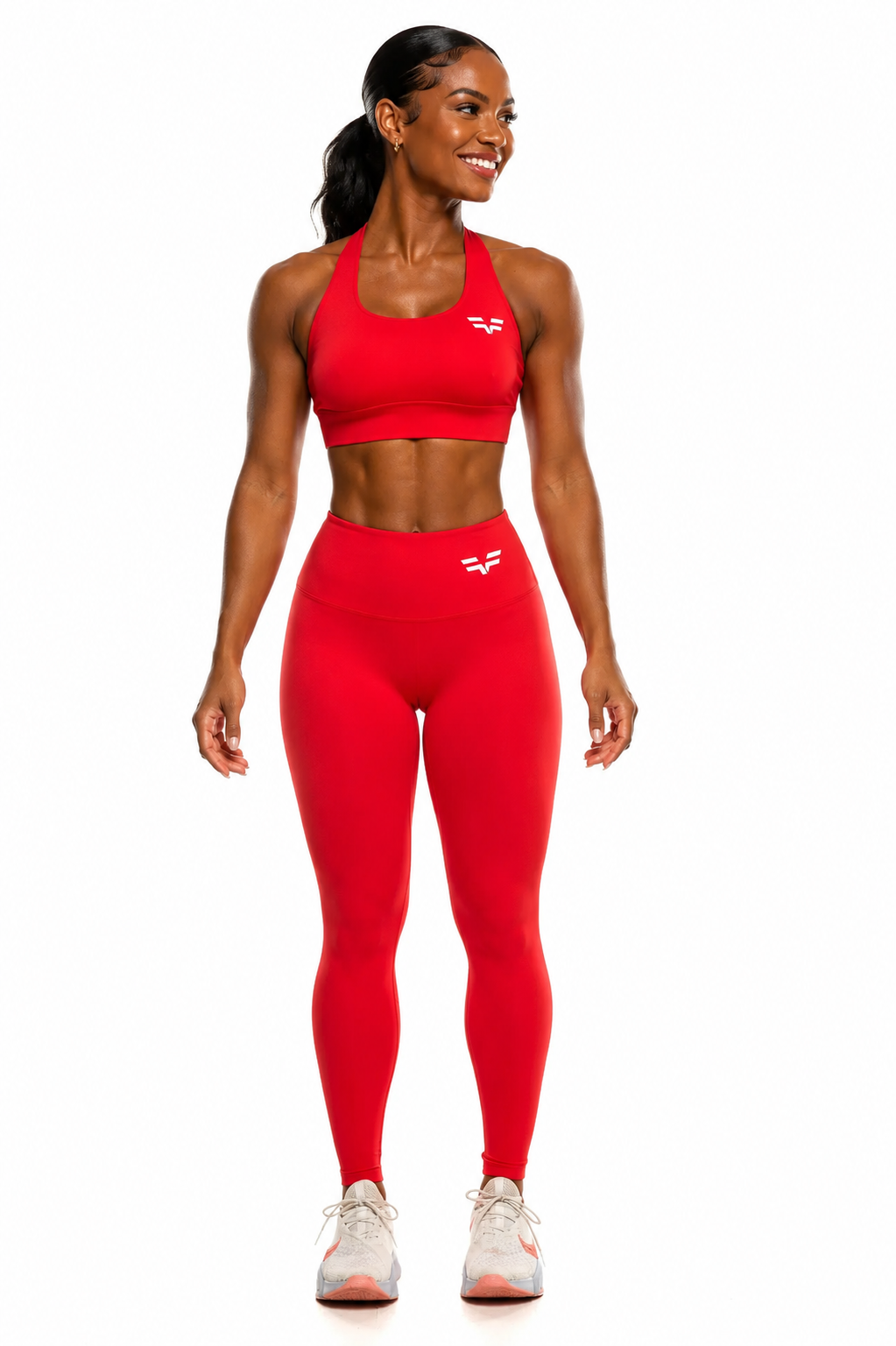 GymFreak Women's Vision Leggings - Red