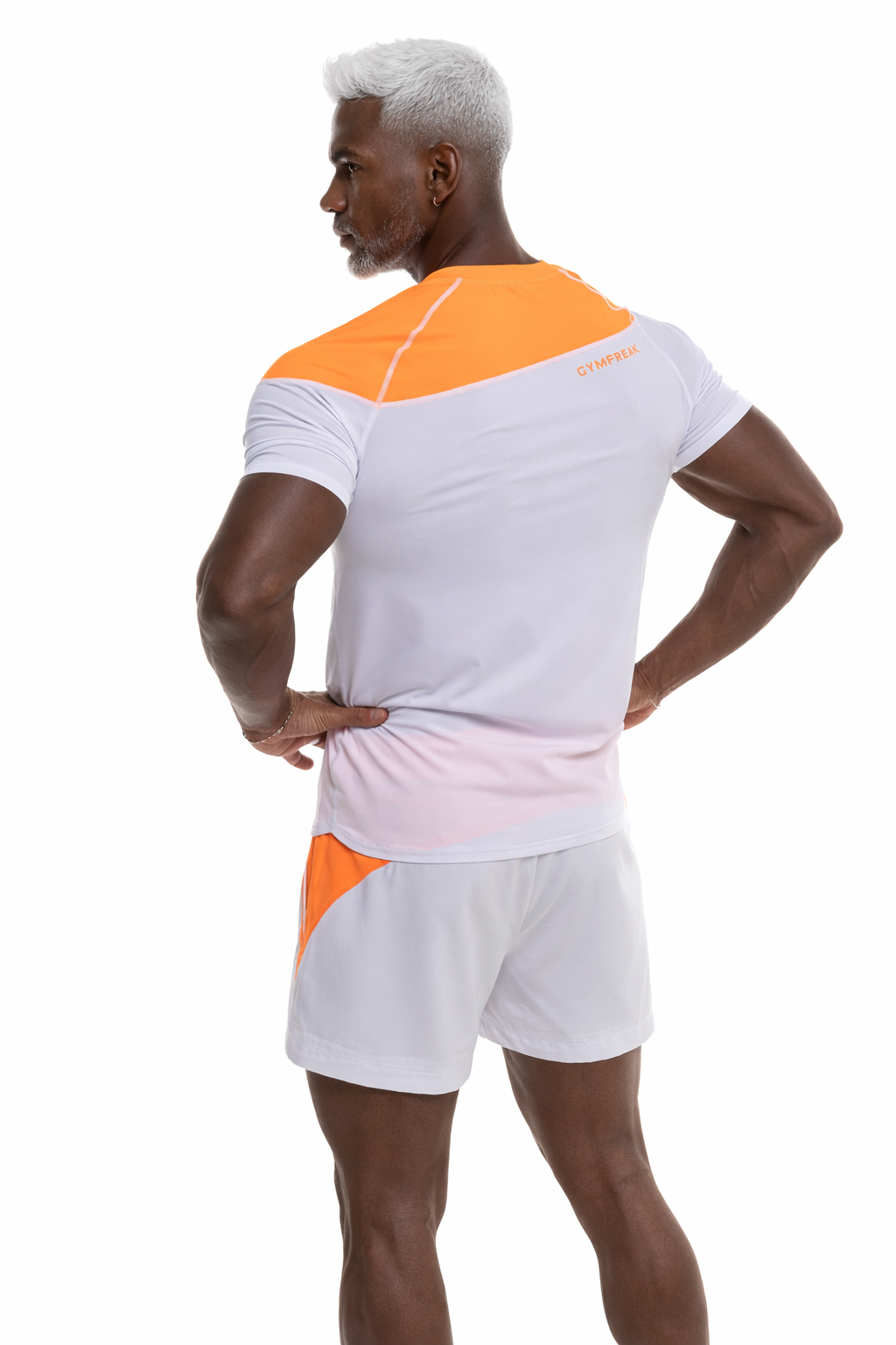 GymFreak Mens Neon Pro T-Shirt - Neon Orange