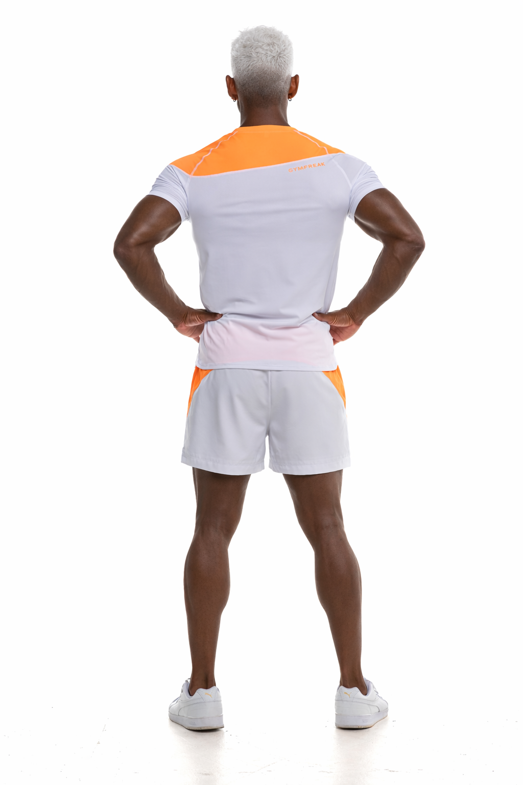 GymFreak Mens Neon Pro T-Shirt - Neon Orange