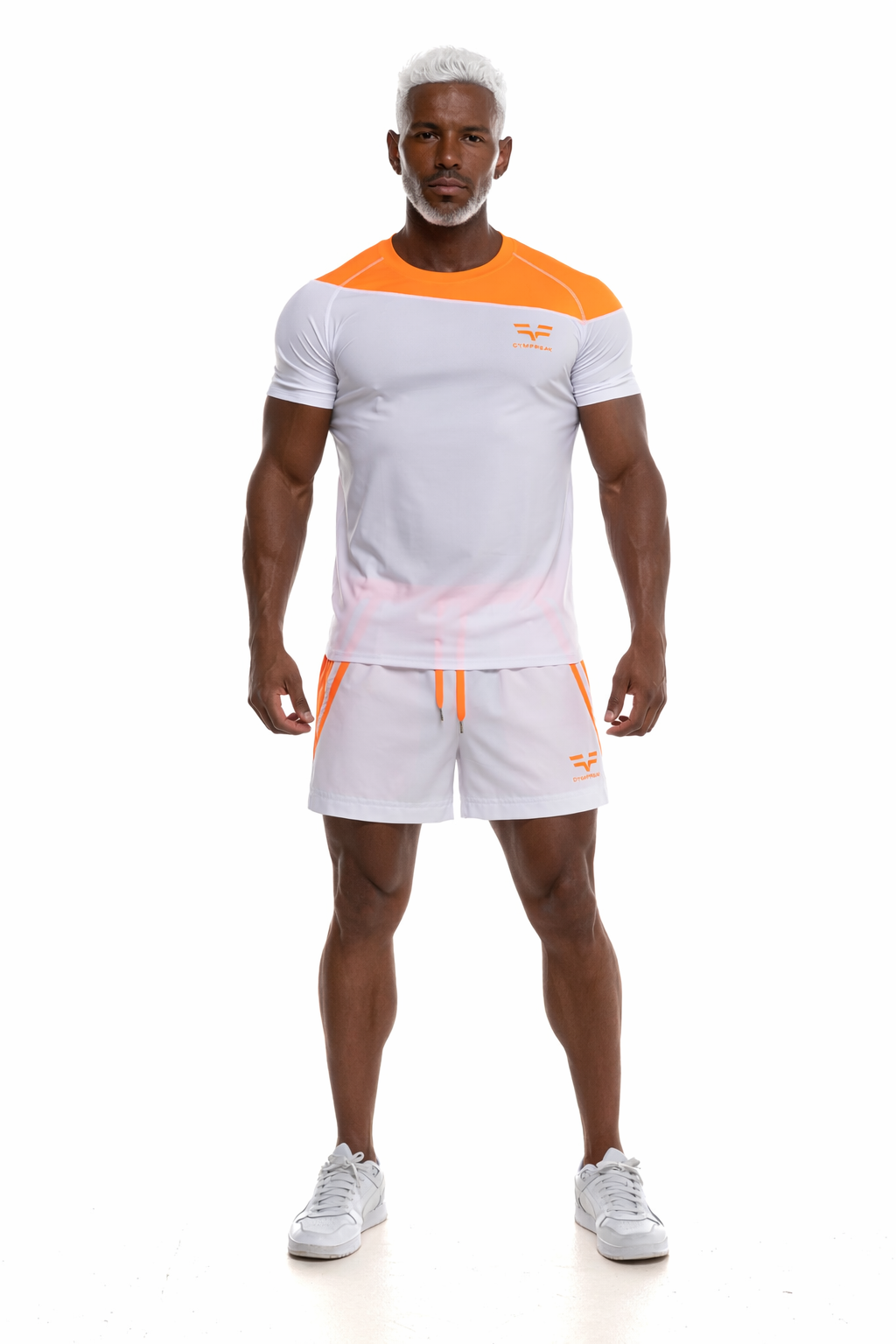 GymFreak Mens Neon Pro T-Shirt - Neon Orange