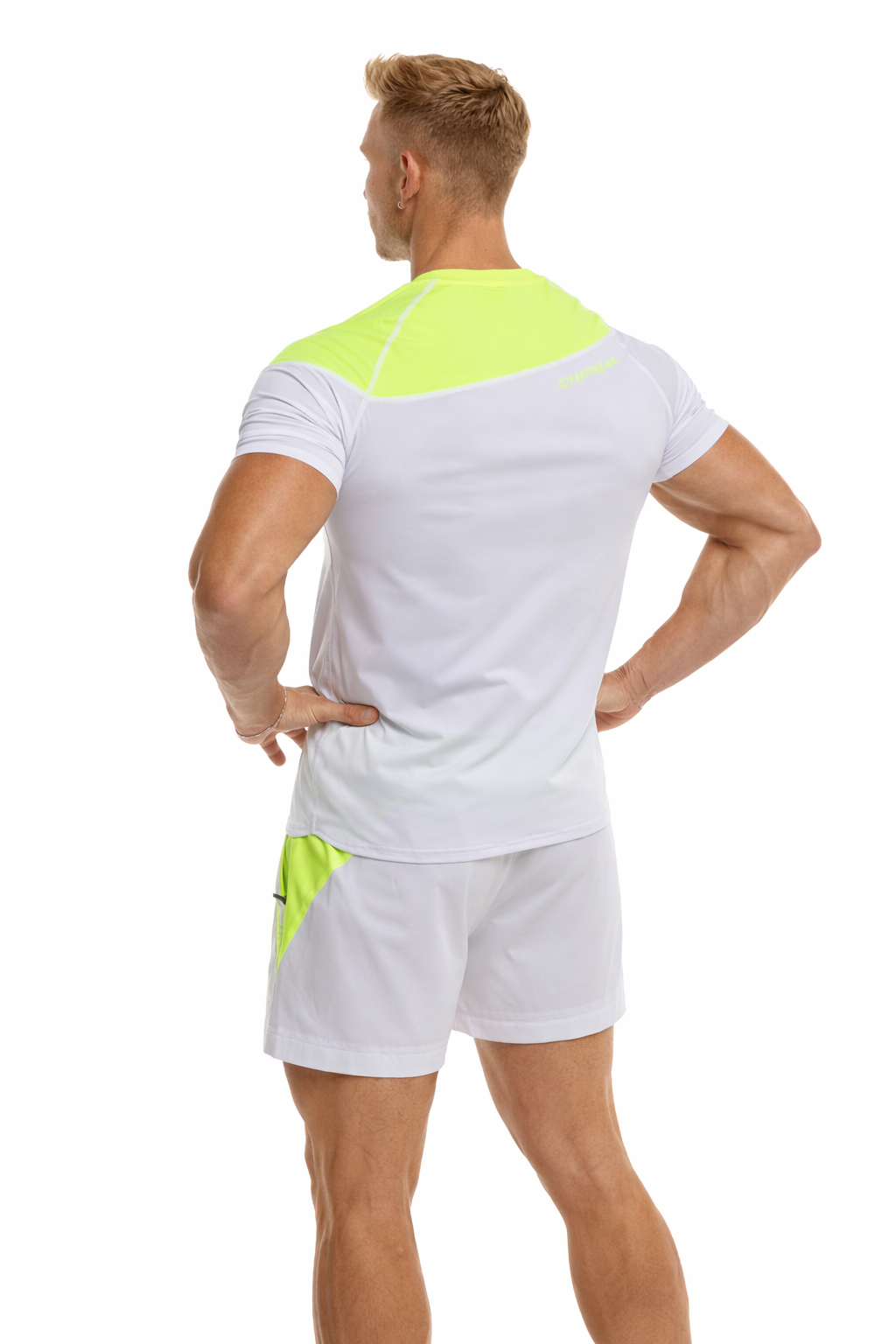 GymFreak Mens Neon Pro T-Shirt - Neon Yellow