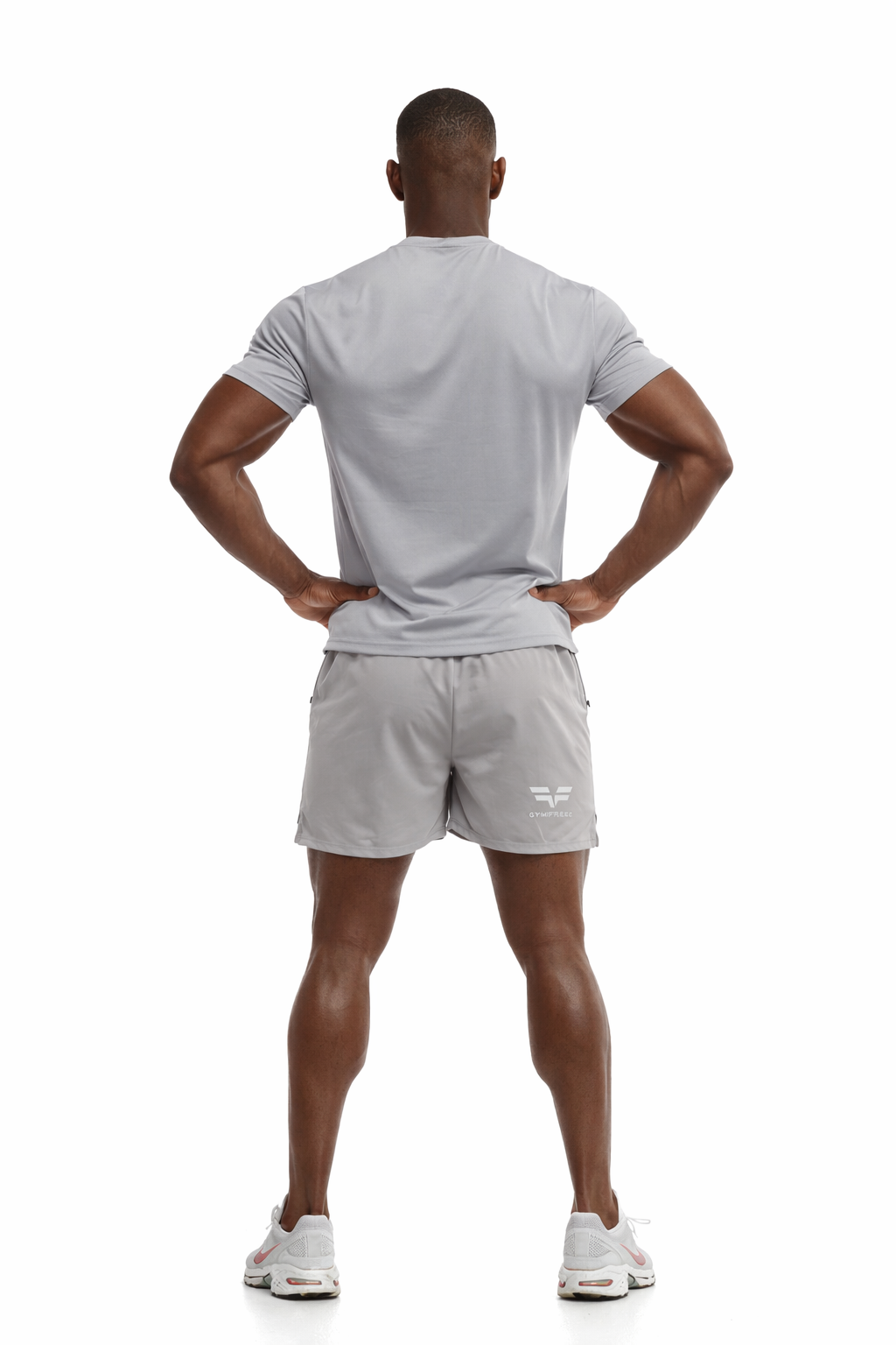 GymFreak Mens Fusion T-Shirt - Light Grey