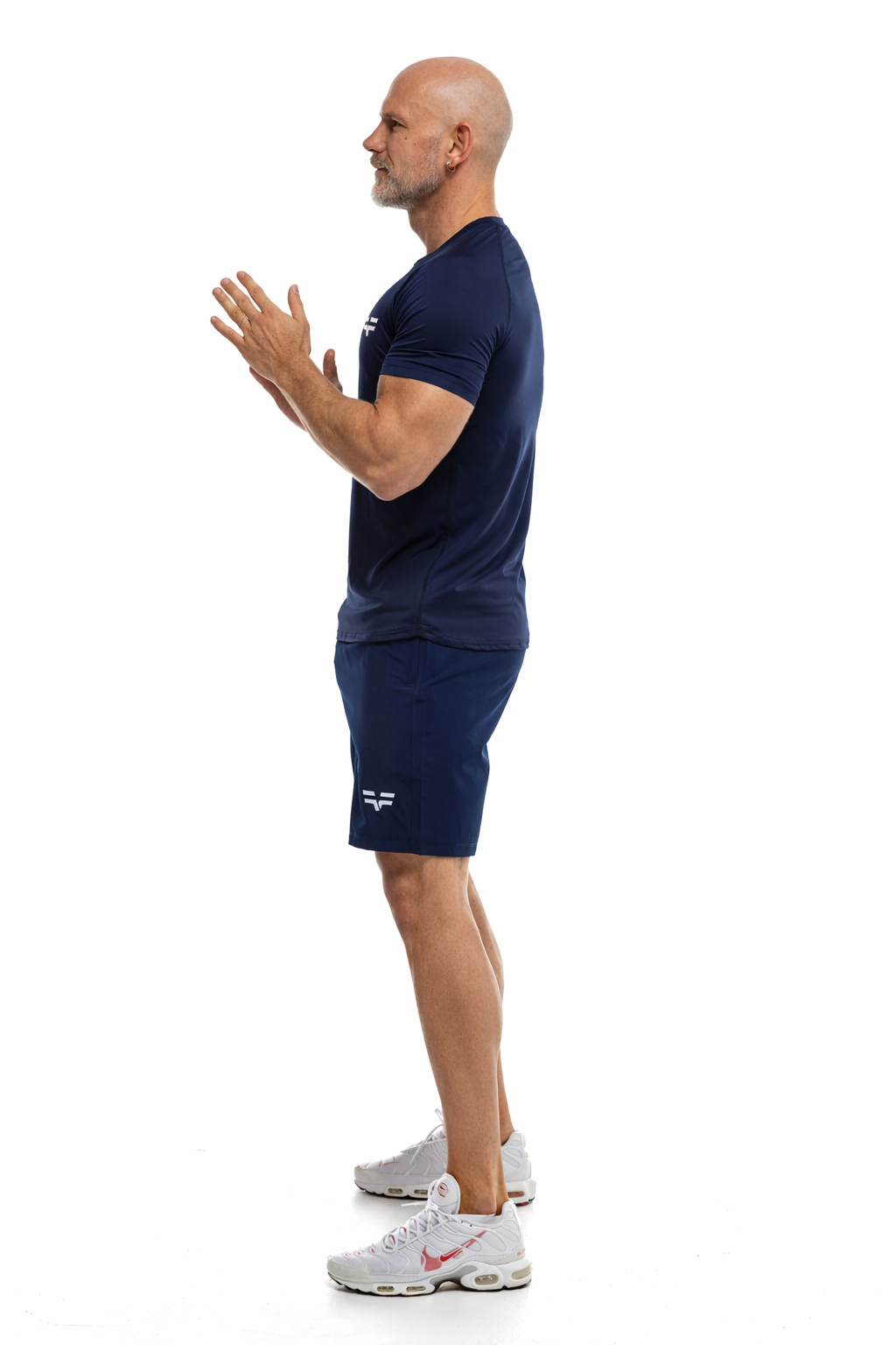 GymFreak Mens 365 T-Shirt - Navy Blue