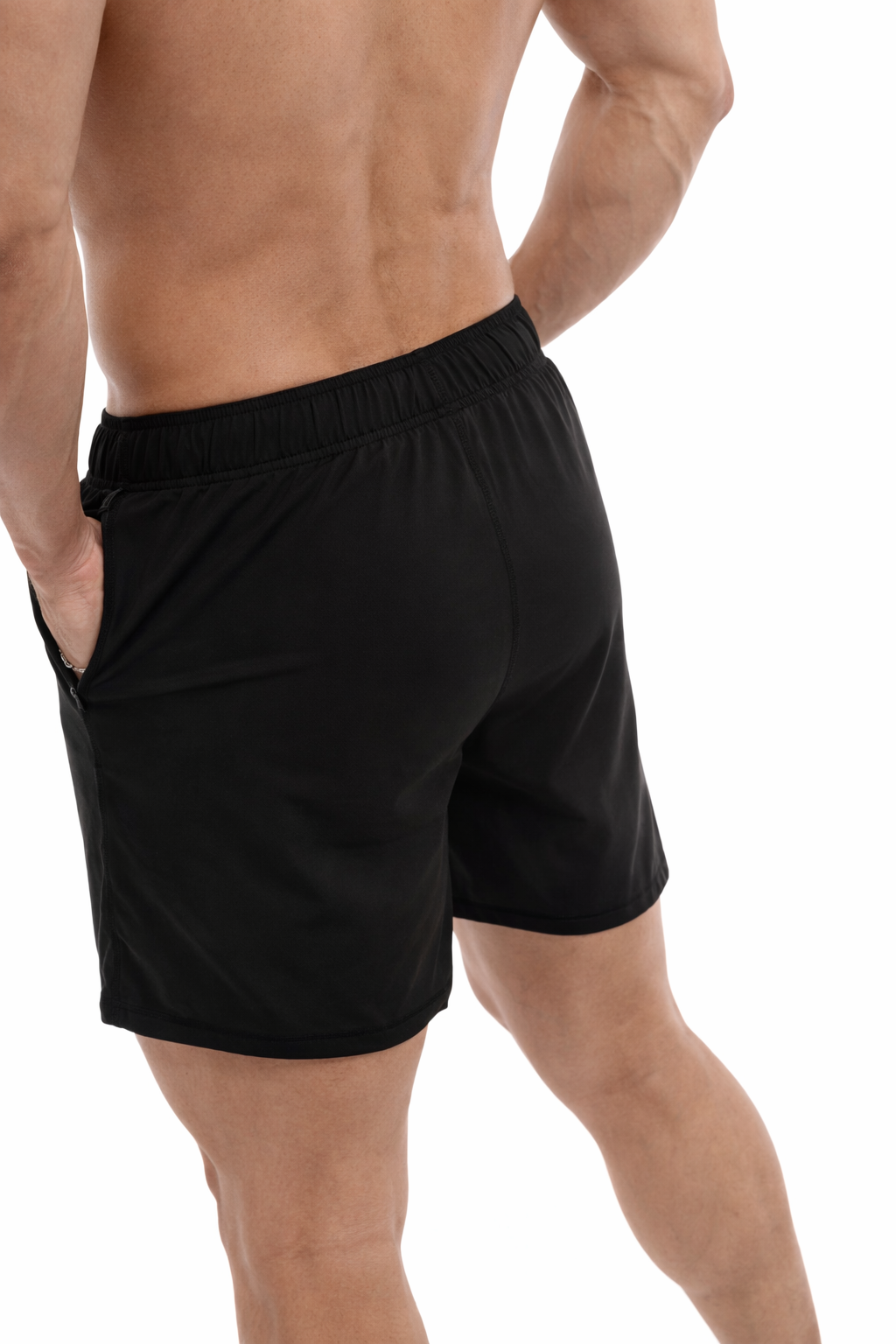 GymFreak Mens 365 Shorts - Black - 7 inch