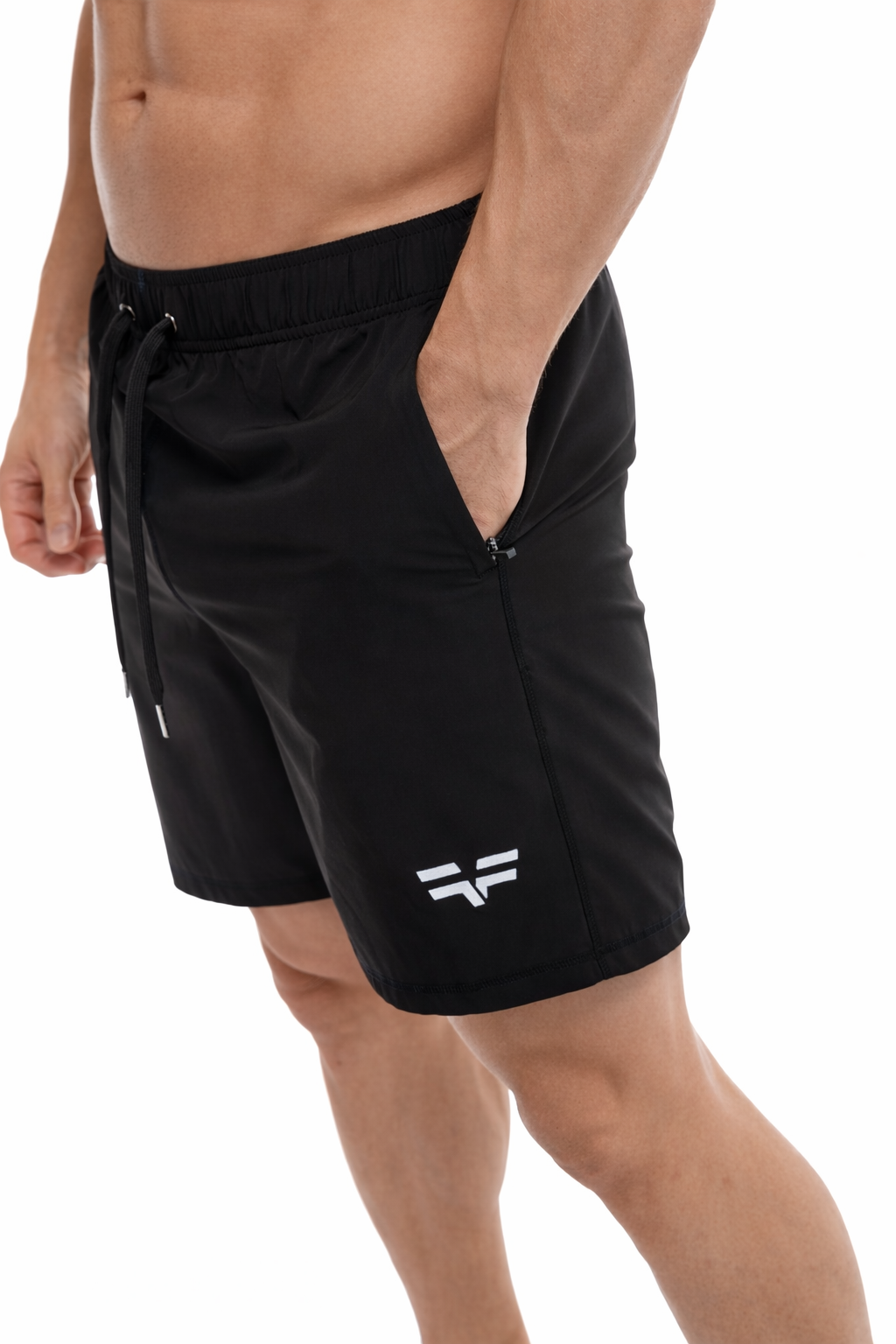 GymFreak Mens 365 Shorts - Black - 7 inch