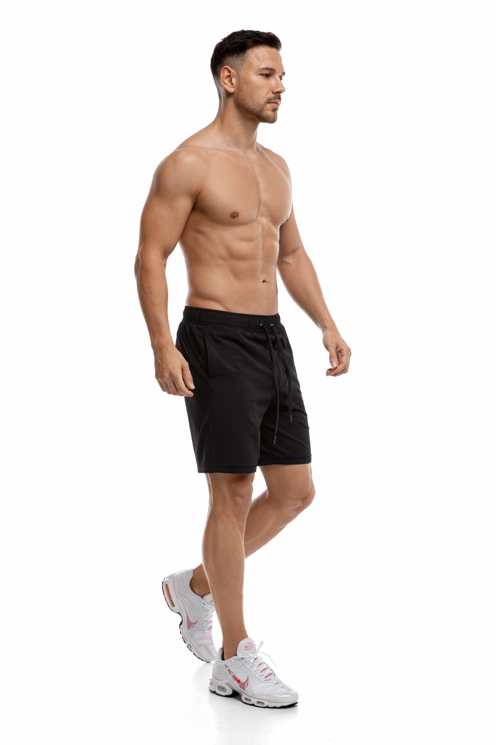 GymFreak Mens 365 Shorts - Black - 7 inch