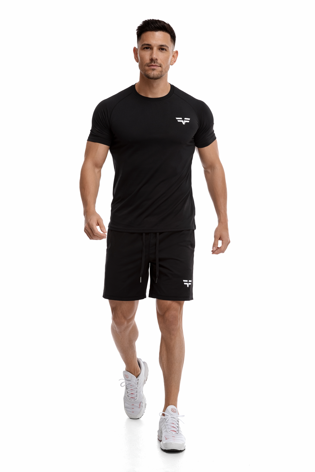 GymFreak Mens 365 Shorts - Black - 7 inch