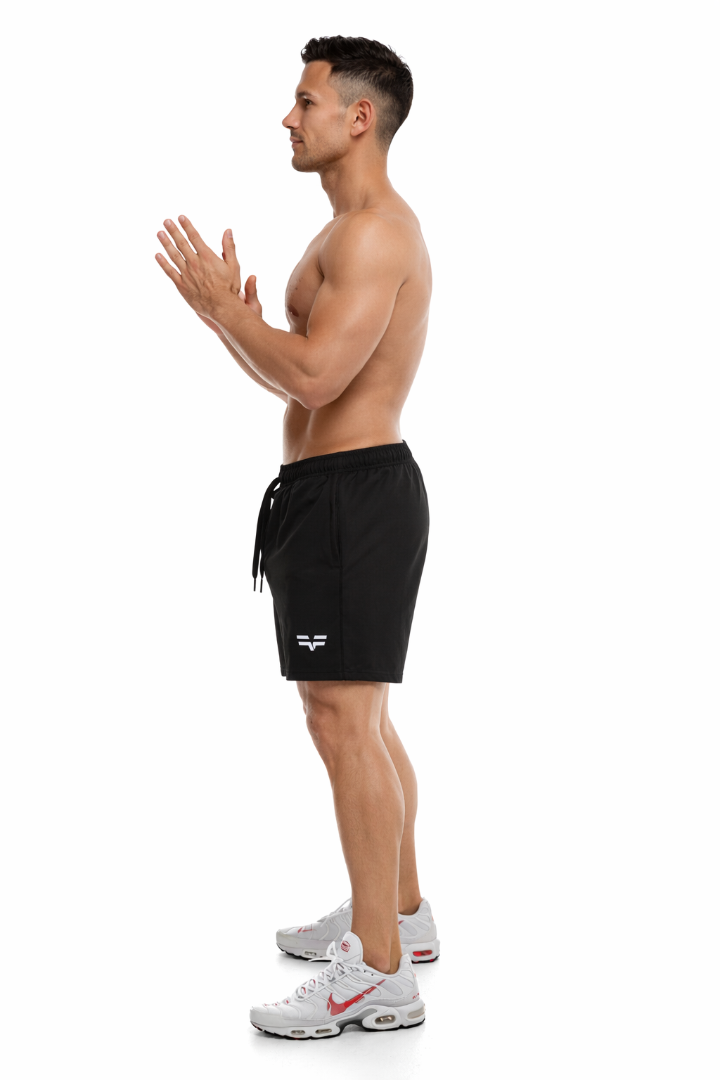 GymFreak Mens 365 Shorts - Black - 7 inch