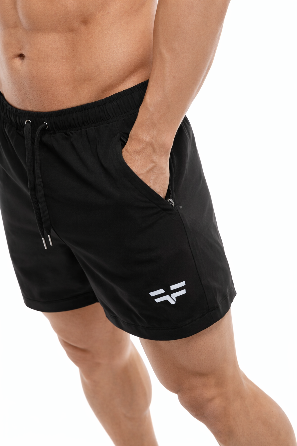 GymFreak Mens 365 Shorts - Black - 3.5inch