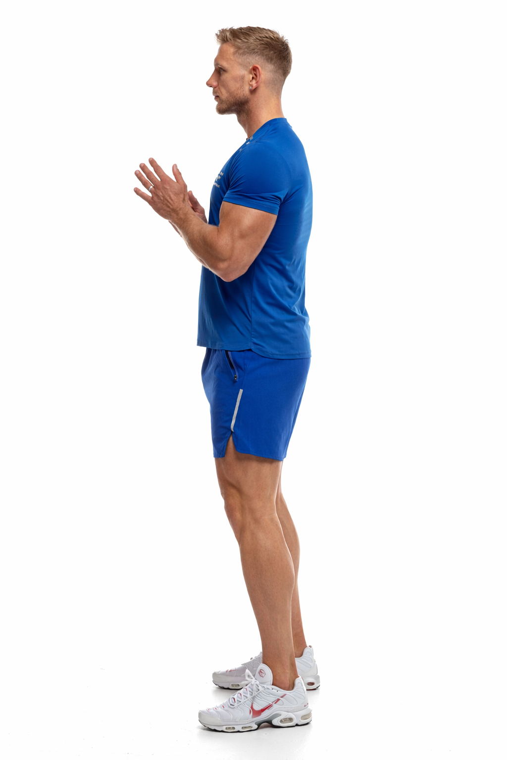 GymFreak Mens Fusion T-Shirt - Royal Blue