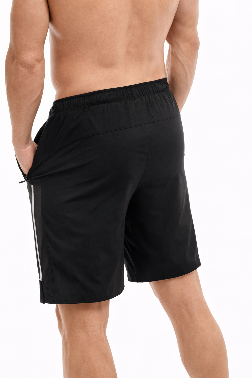 GymFreak Mens Fusion Shorts - Black - 7 inch