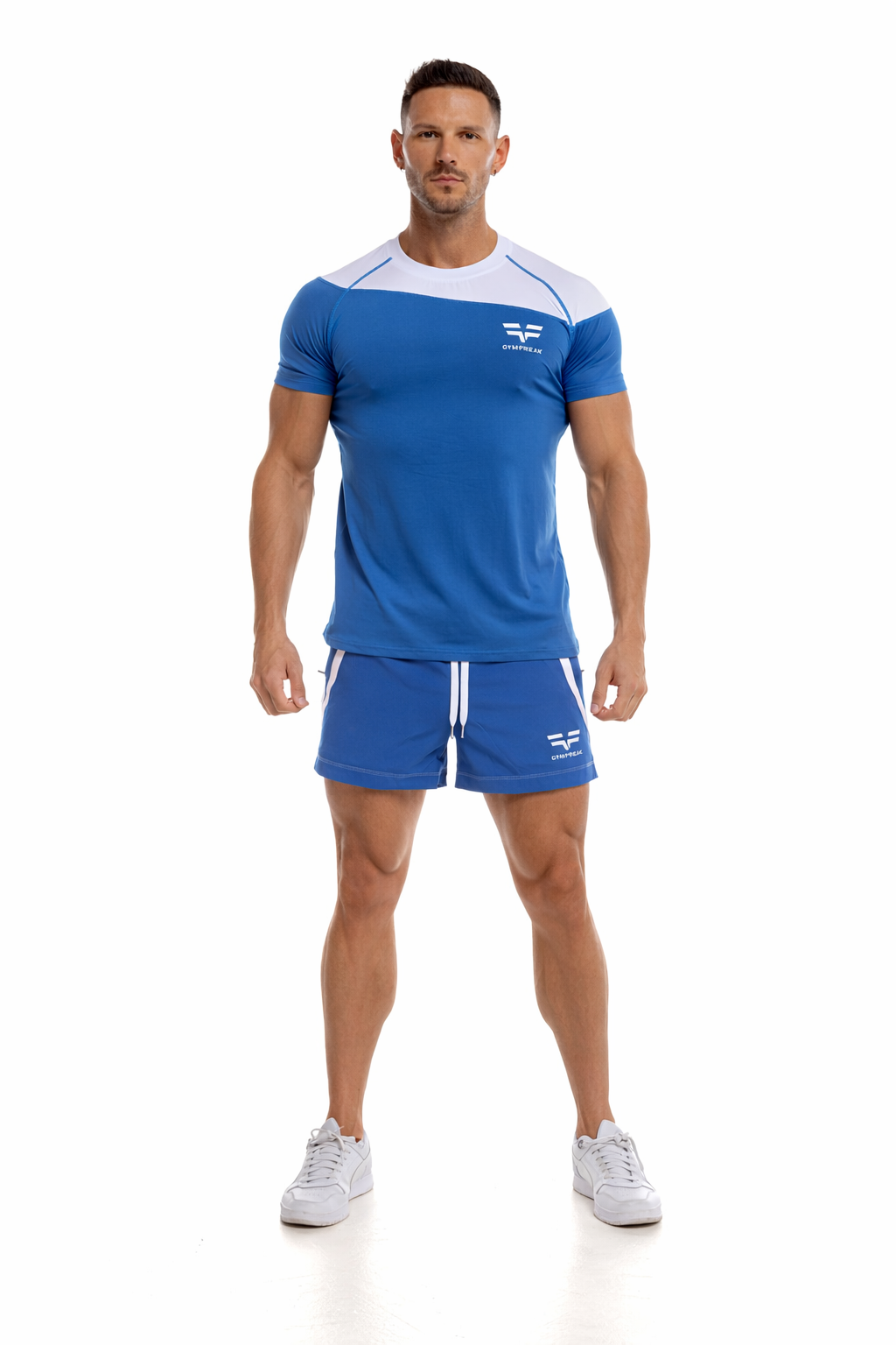 GymFreak Mens Pro Shorts - Blue - 3.5 inch