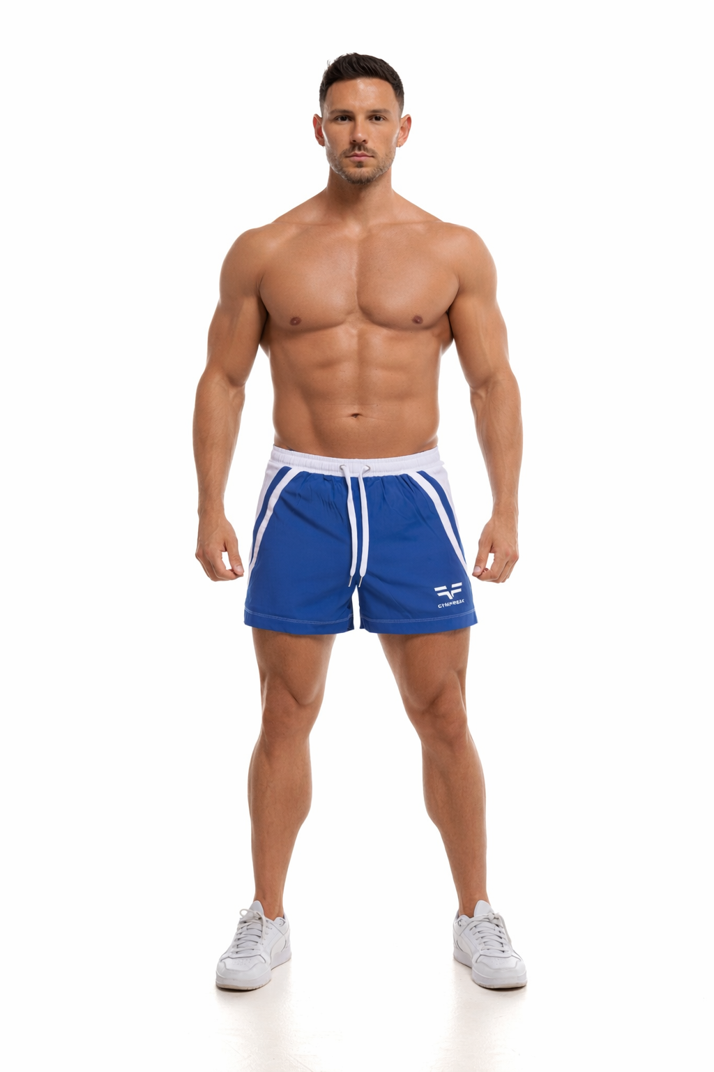 GymFreak Mens Pro Shorts - Blue - 3.5 inch