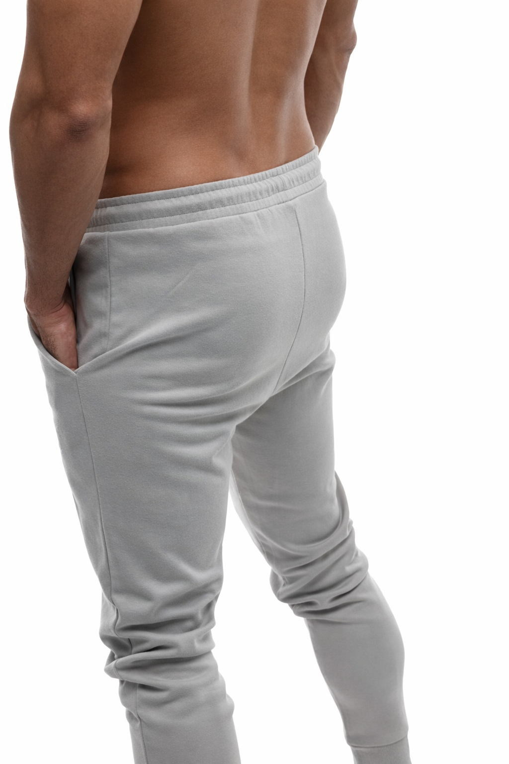GymFreak Mens Power Joggers - Light Grey