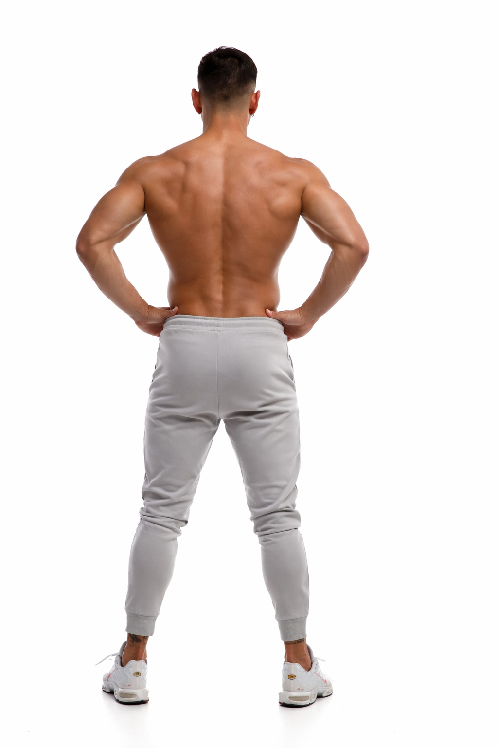 GymFreak Mens Power Joggers - Light Grey