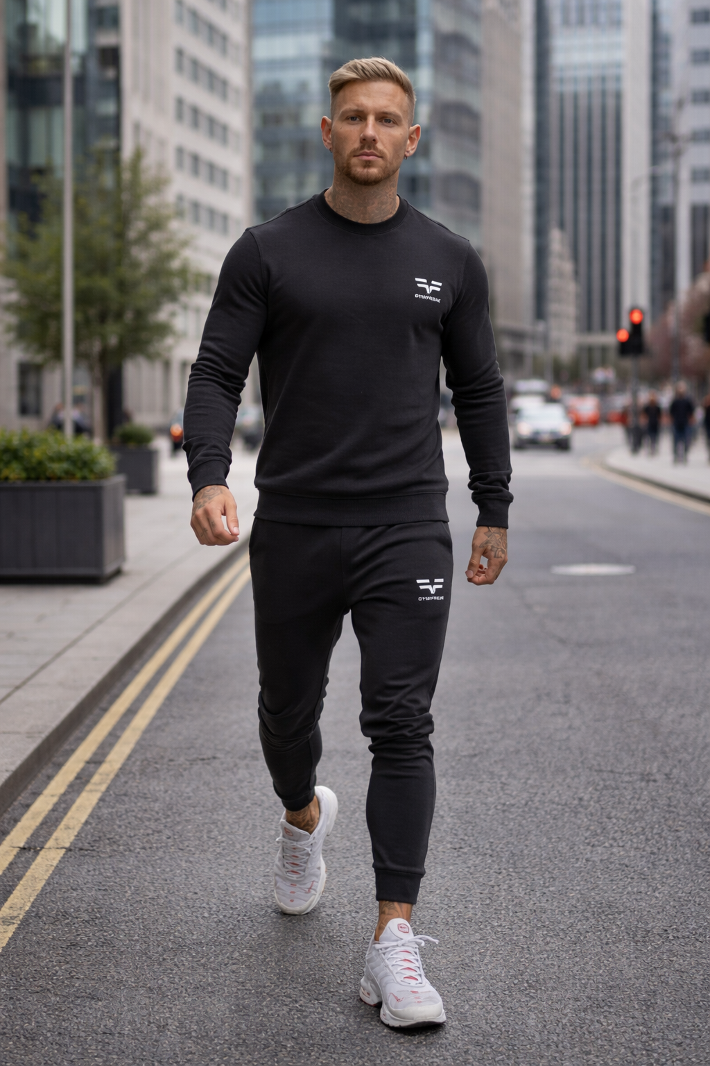 GymFreak Mens Power Joggers - Charcoal