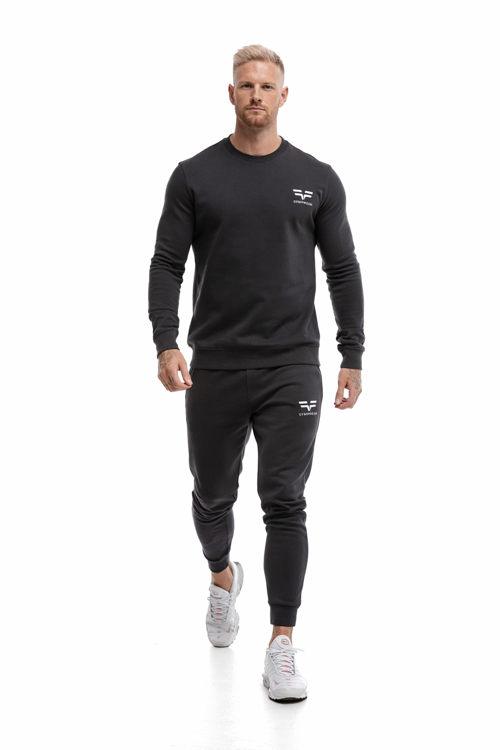 GymFreak Mens Power Joggers - Charcoal