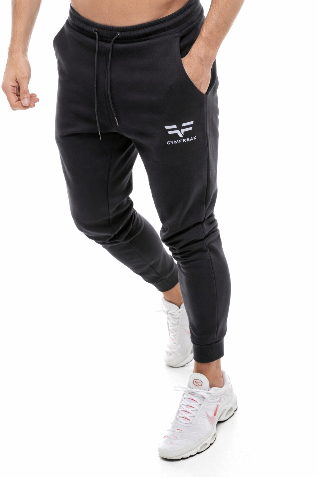 GymFreak Mens Power Joggers - Charcoal