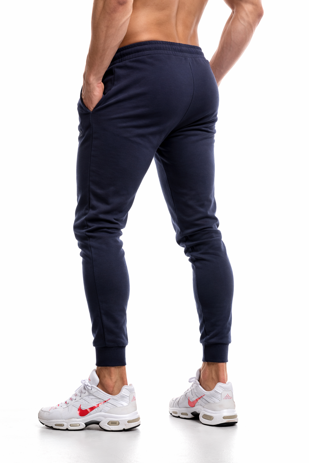 GymFreak Mens Power Joggers - Navy Blue
