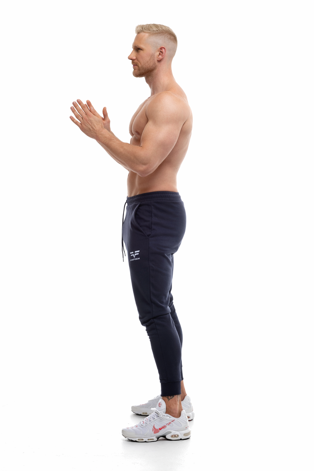 GymFreak Mens Power Joggers - Navy Blue