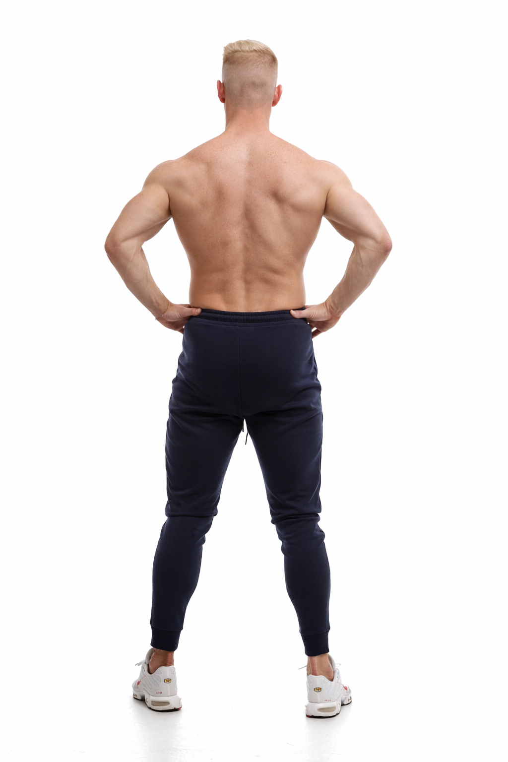 GymFreak Mens Power Joggers - Navy Blue