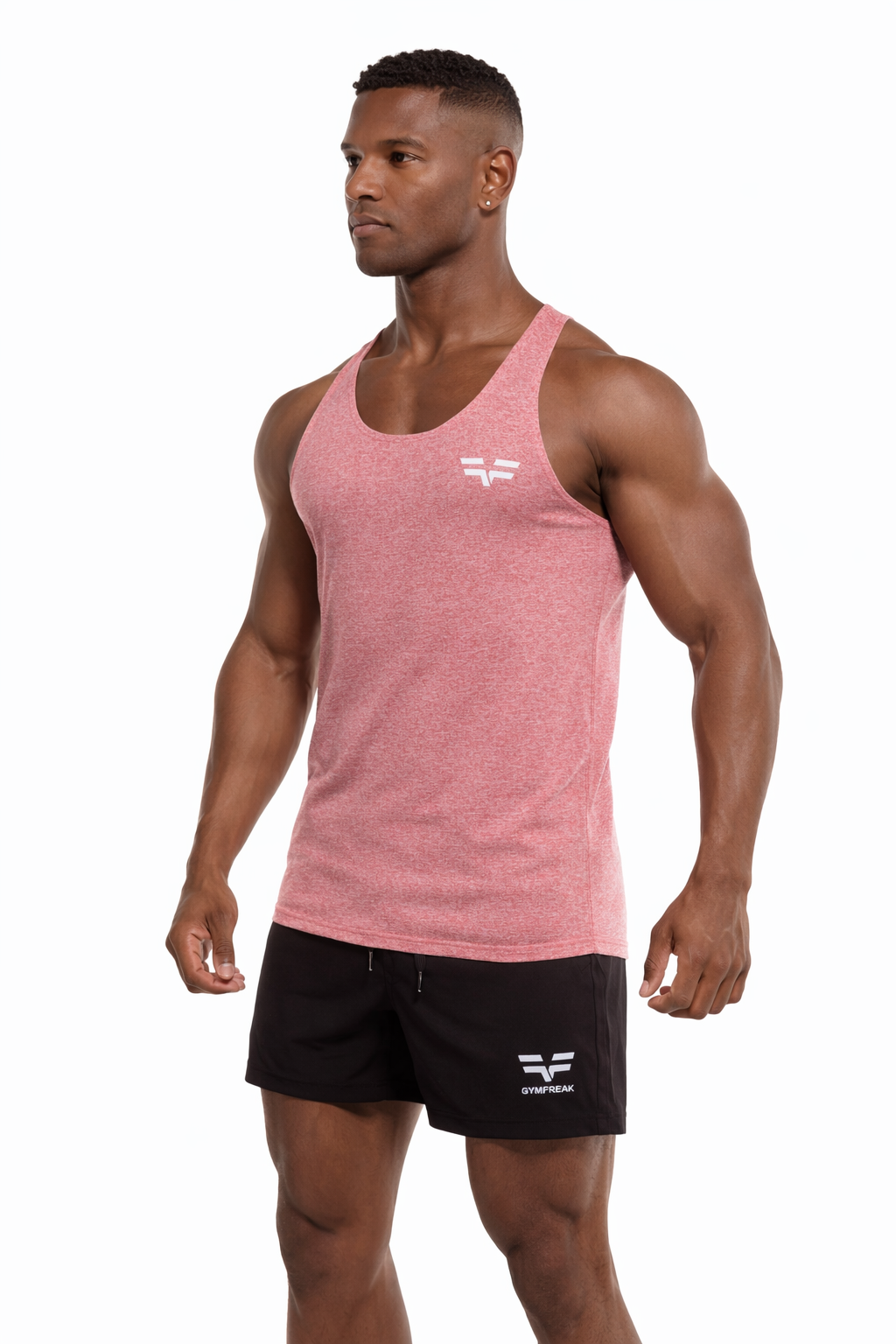 GymFreak Mens Active Vest - Red